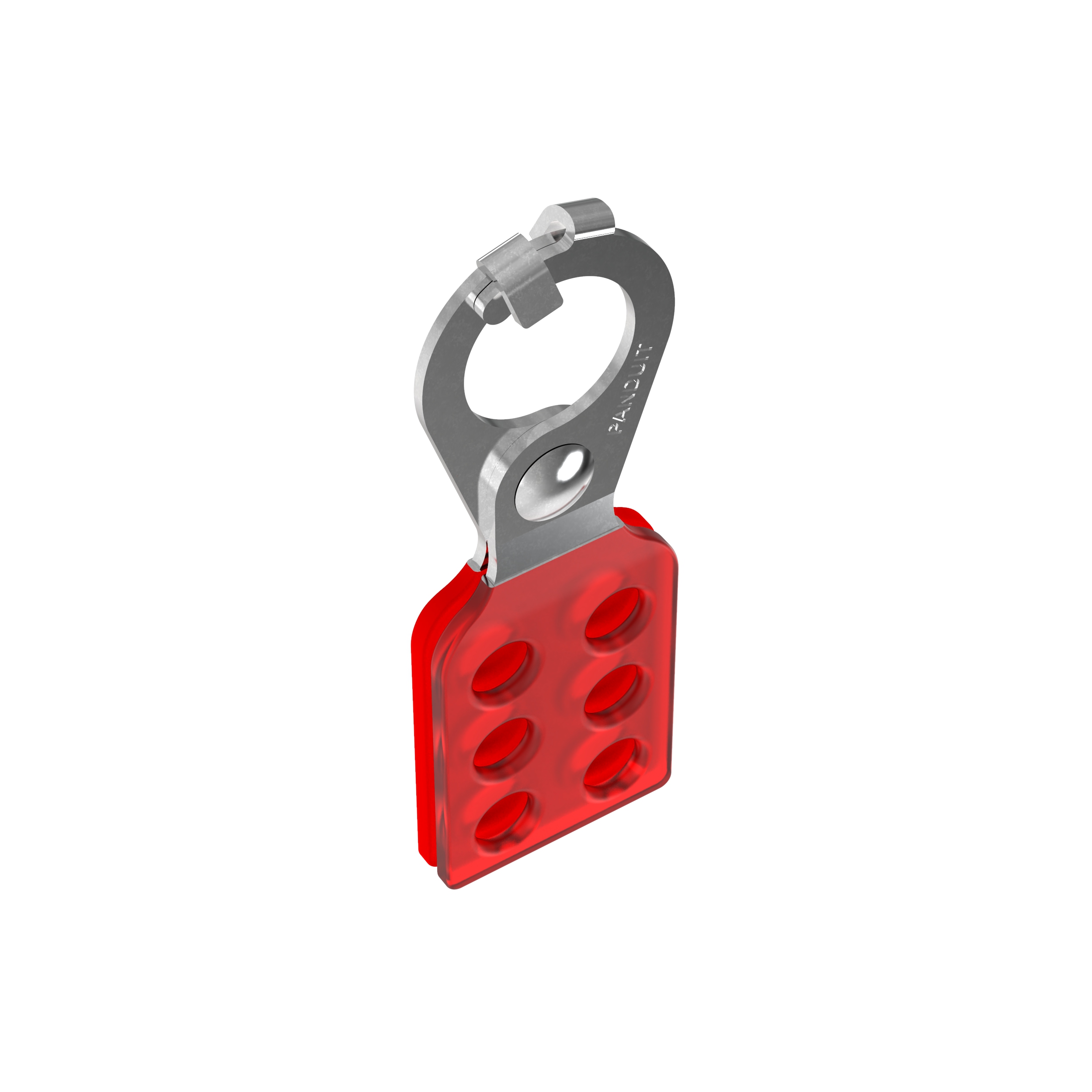 Kilitler, Çinko Kaplı Çelik, Kırmızı, 117.3x41.1mm, 12'li Paket