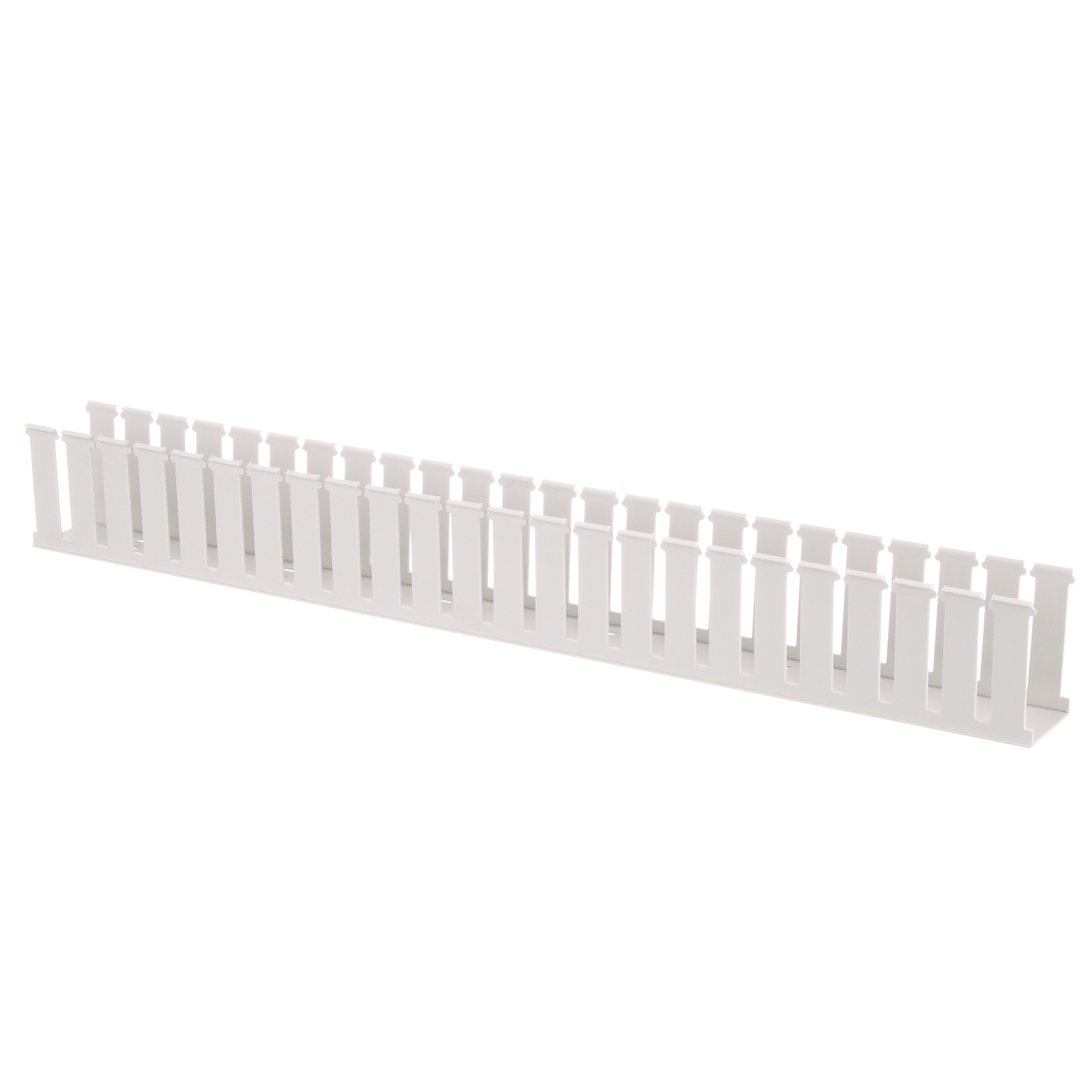 Geniş Yuvalı Kablo Kanalı, Beyaz, Halojen İçermeyen PPO, 54.4x77.7mm, 6'lı Paket