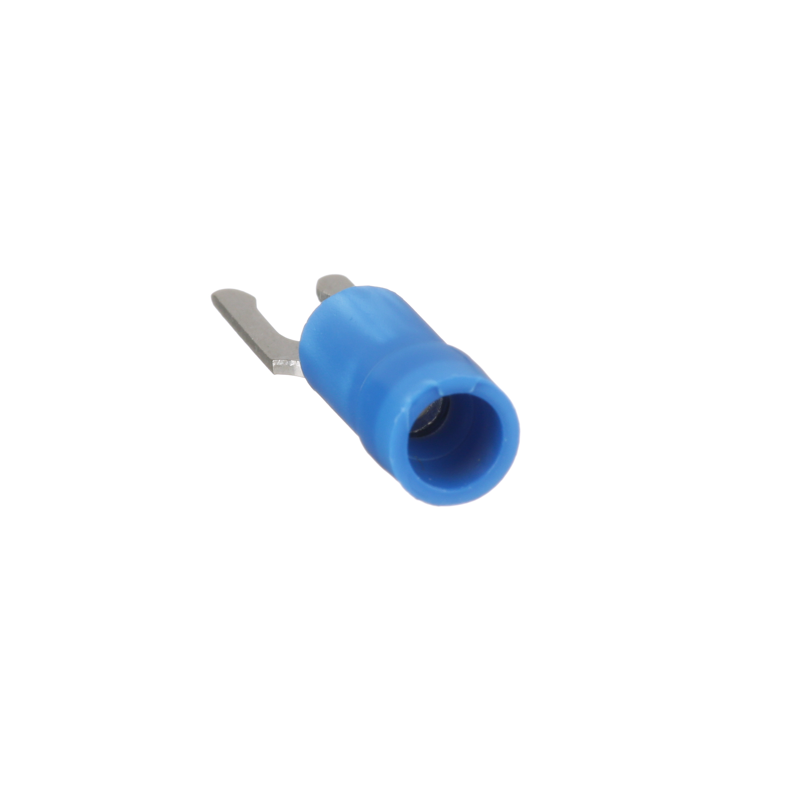 Çatal Terminal, Mavi, Vinil, 3.6mm Çaplı, 1-2.5mm² Kablo, 100'lü Paket
