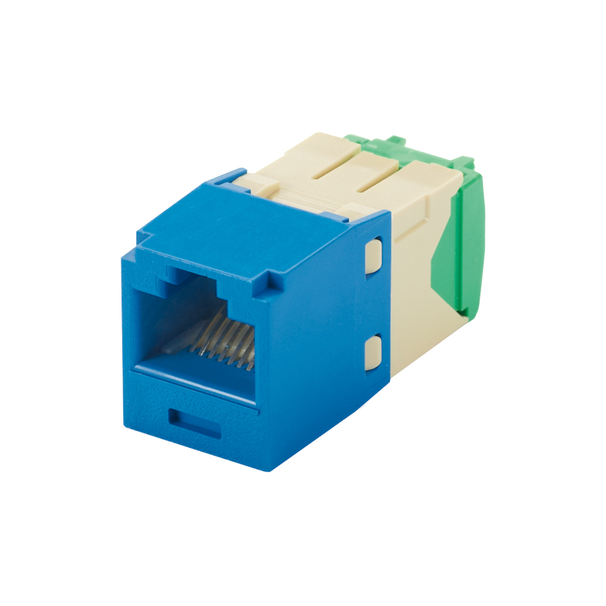 UTP RJ45 Cat 6 28/30 AWG Dişi Bağlantı Modülü, Mavi