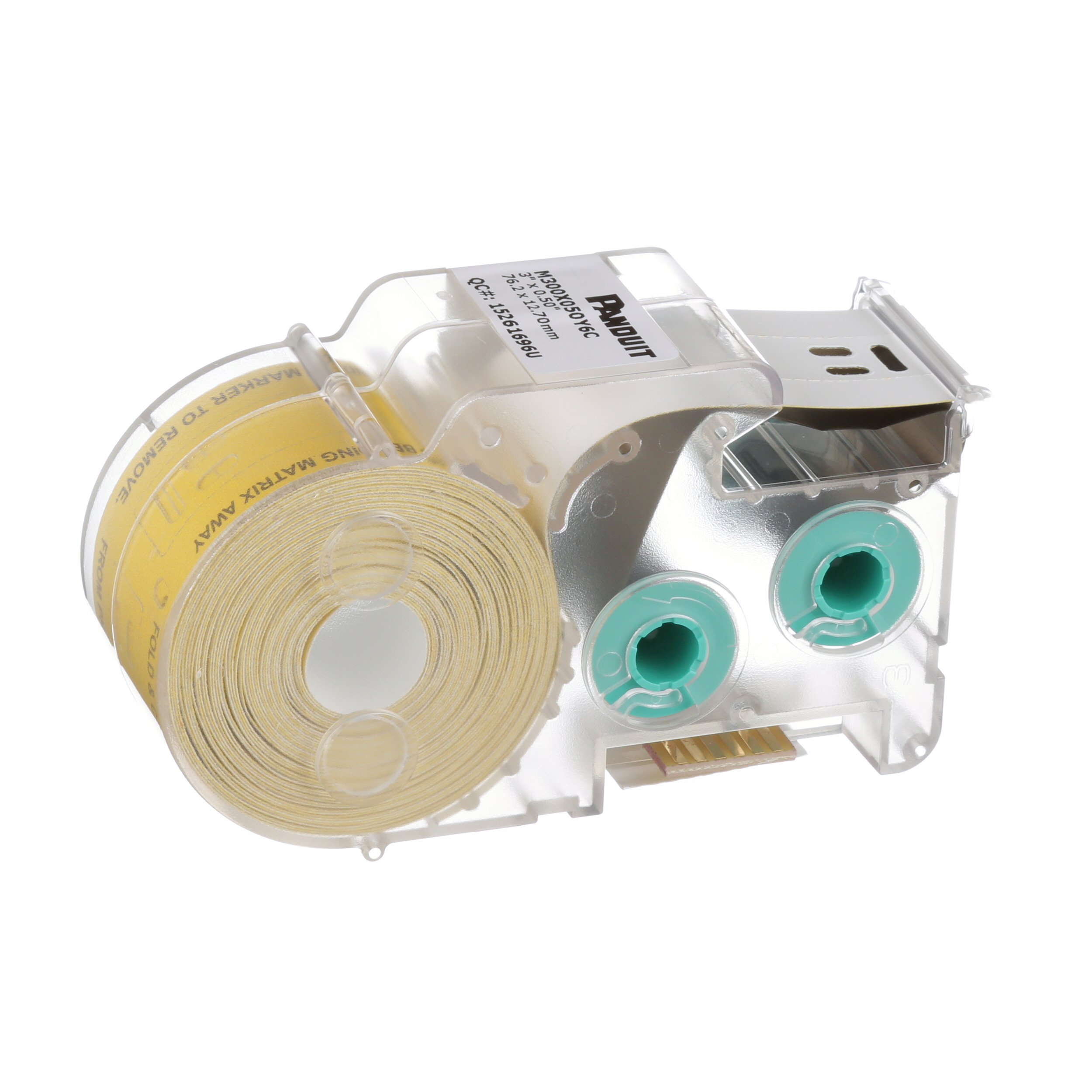 Mkr Plaka, Polyester/PO, Sarı, 76.2mm Genişlik, Paket 1