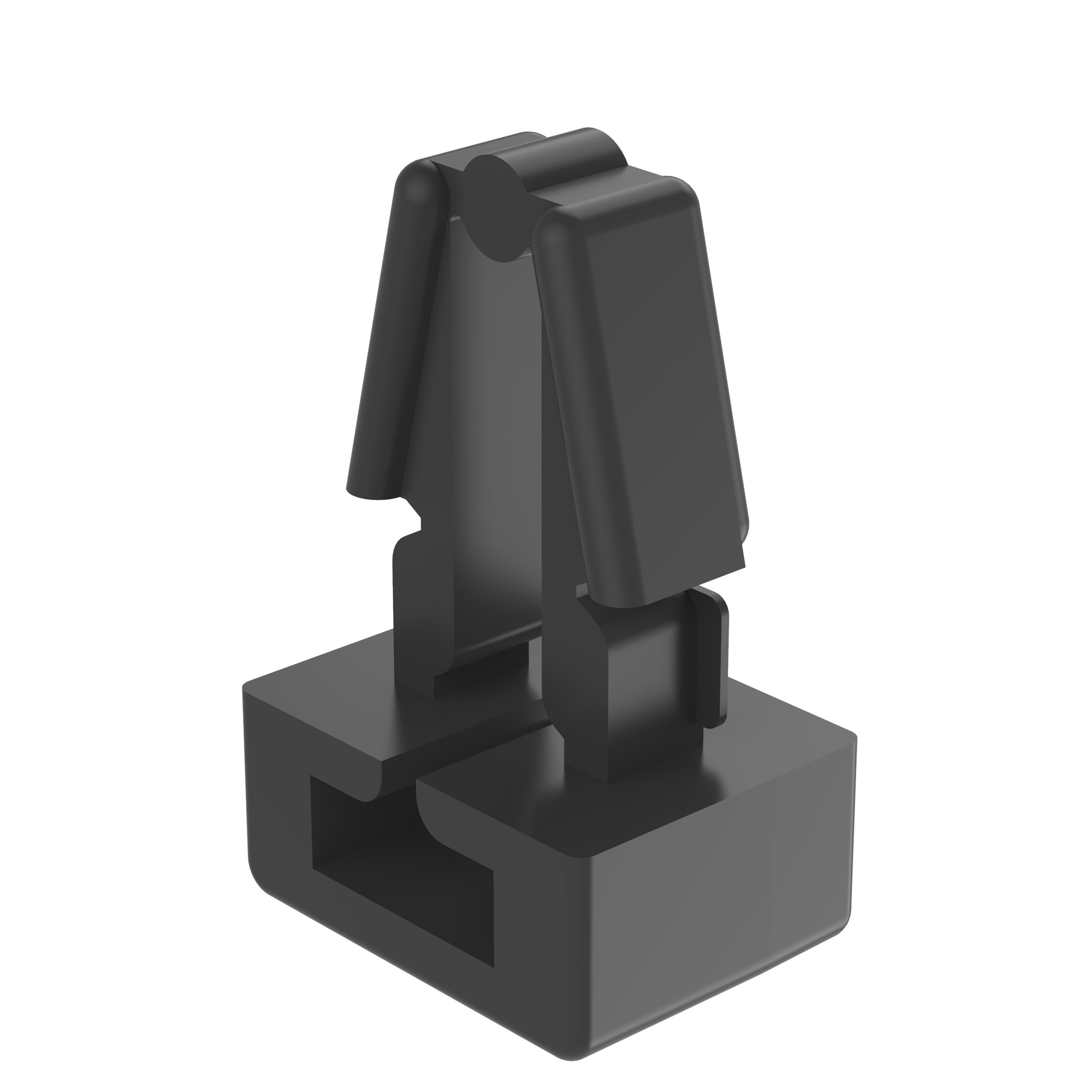 Cable Tie Mount, Push Mount, HS BL,PK1000