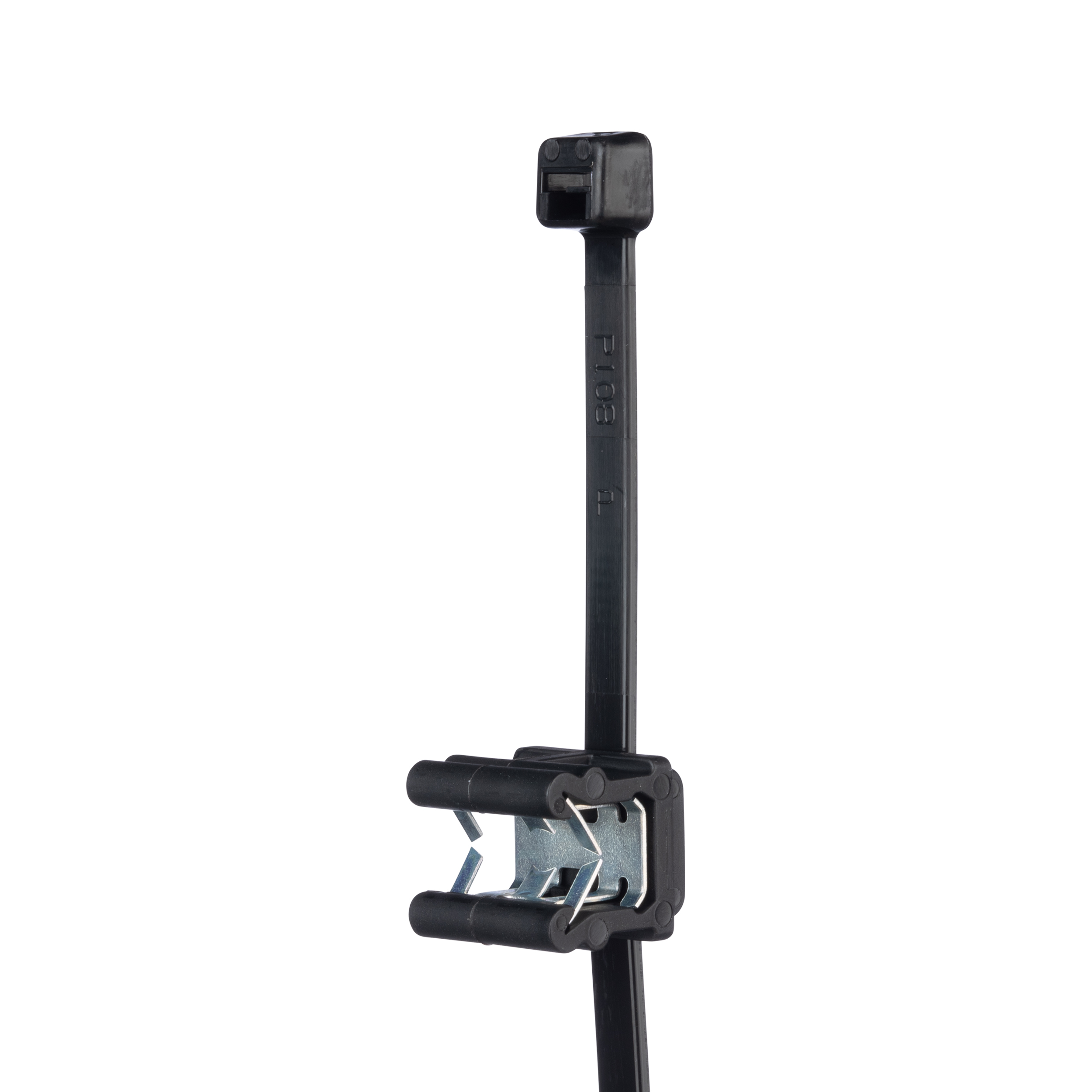 Kenar Klipsi/Kablo Bağı (Üst), Siyah, Yüksek Isı/UV PA6.6, 3-6mm, 0°, Ambalaj 100