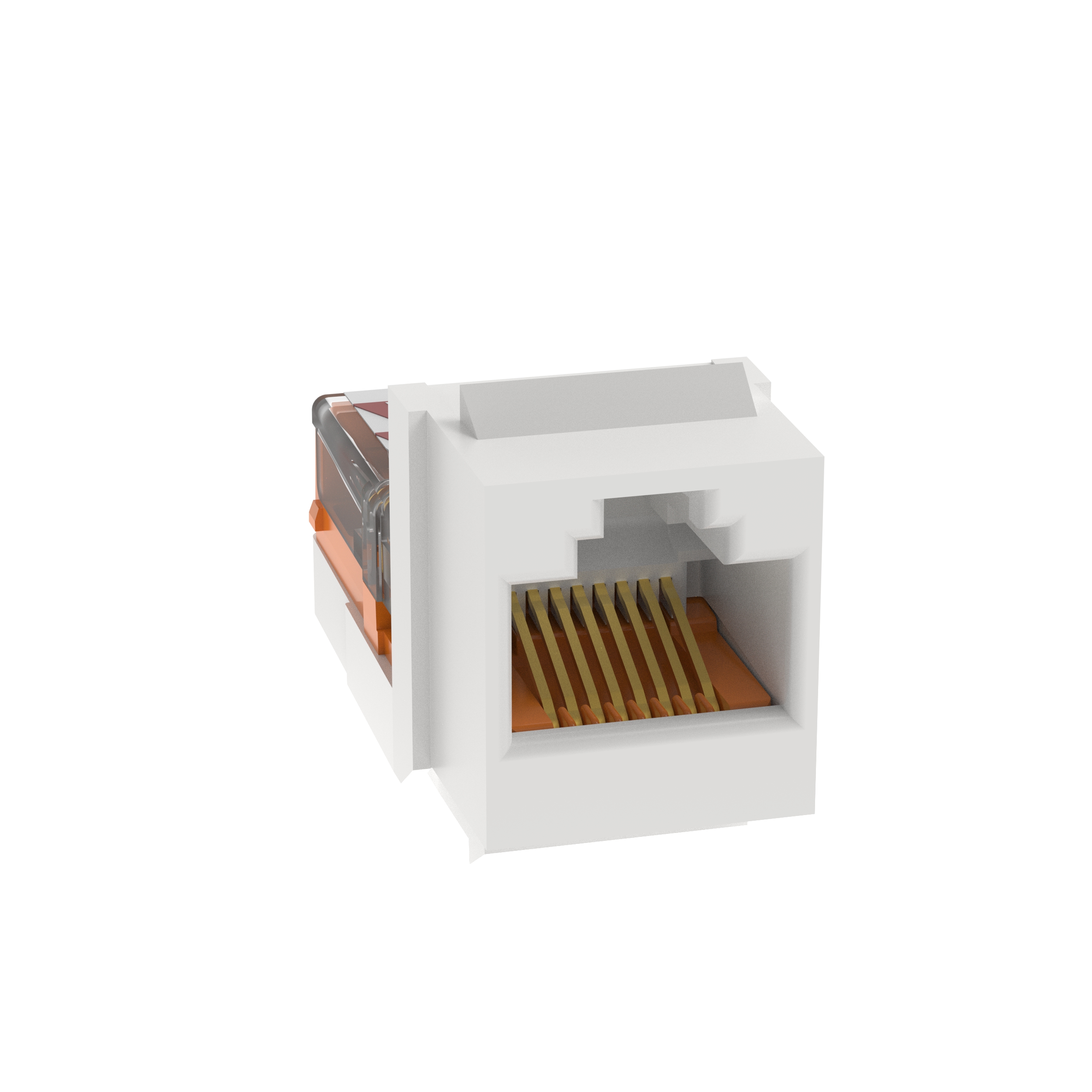 NetKey® Kategorisi 5e UTP RJ45 Kurşun Çerçeveli Anahtar Modülü