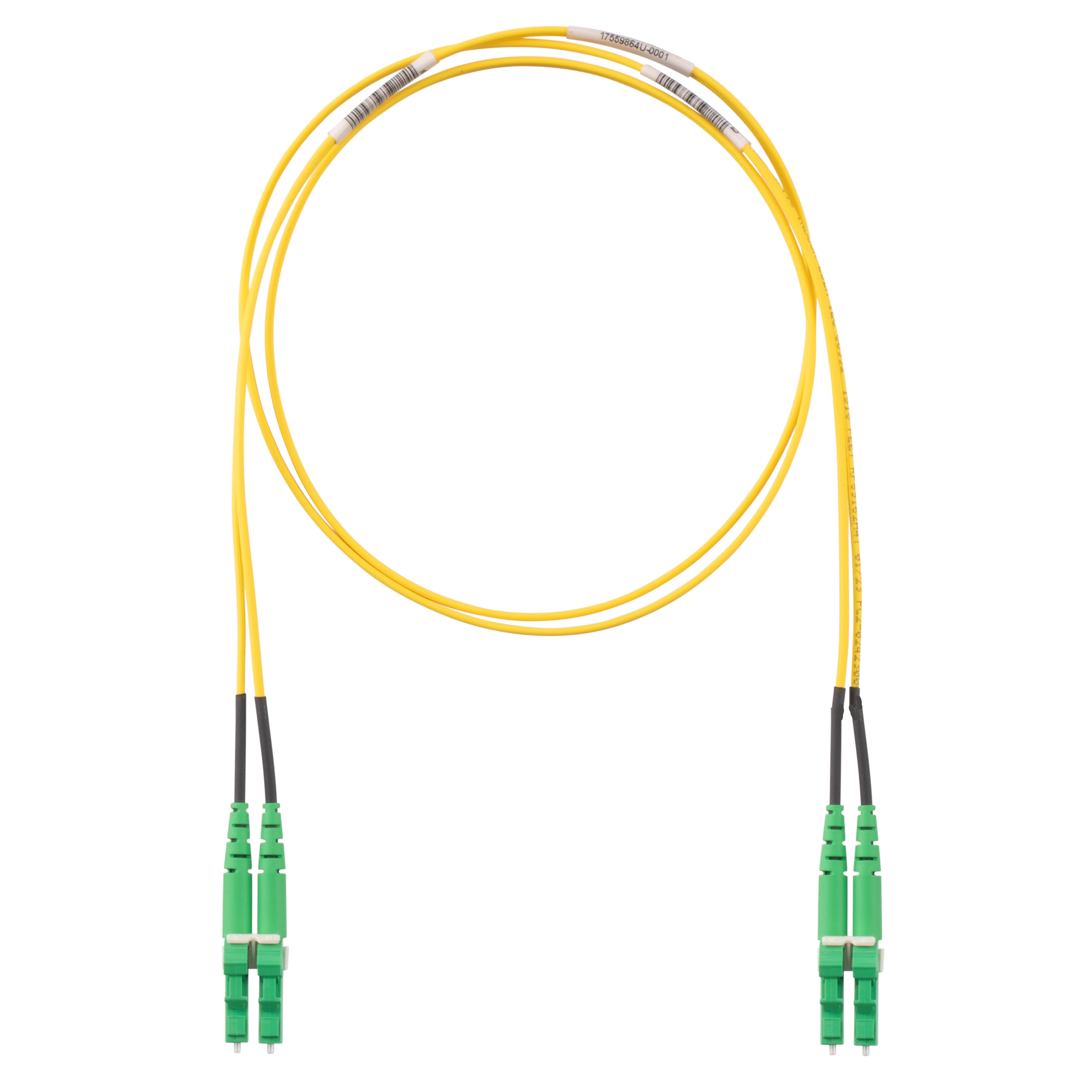 Opti-Core® 2f, OS2, LC/APC Duplex to LC/APC Duplex, Riser, 1m