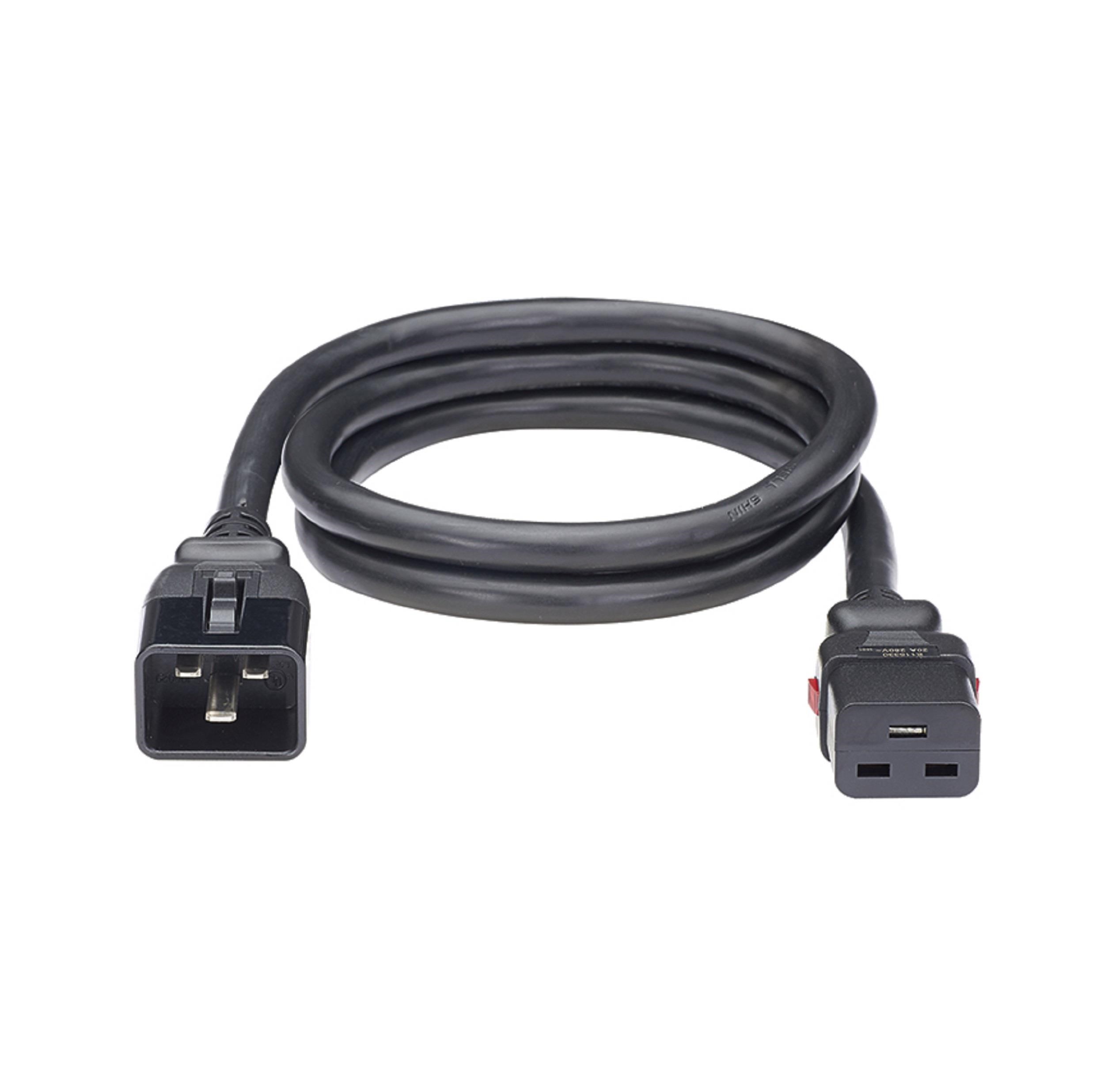 Dual-Locking C20 Power Cord