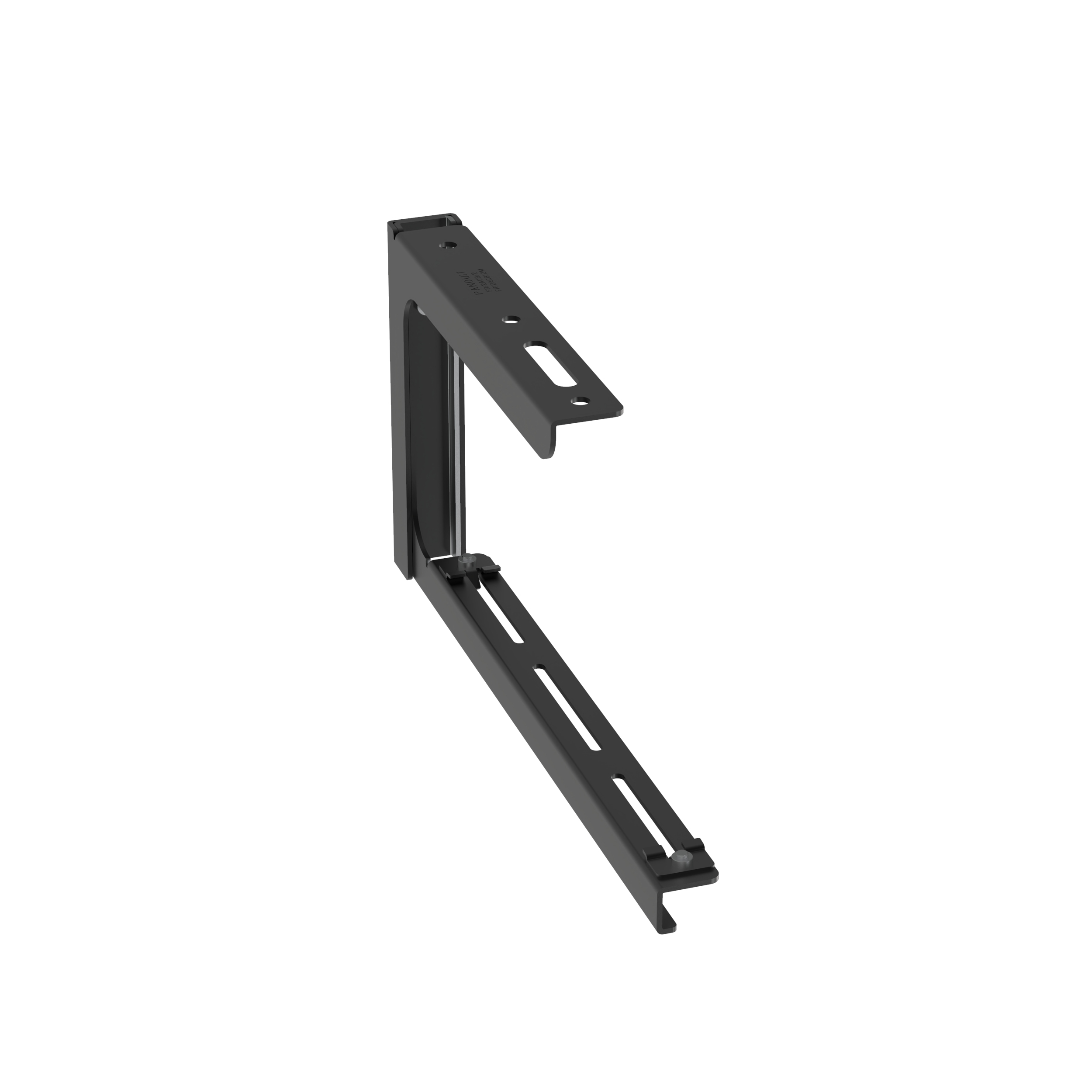 Kabin braketi, 12x4 Sistemini desteklemek için kullanılır, siyah.