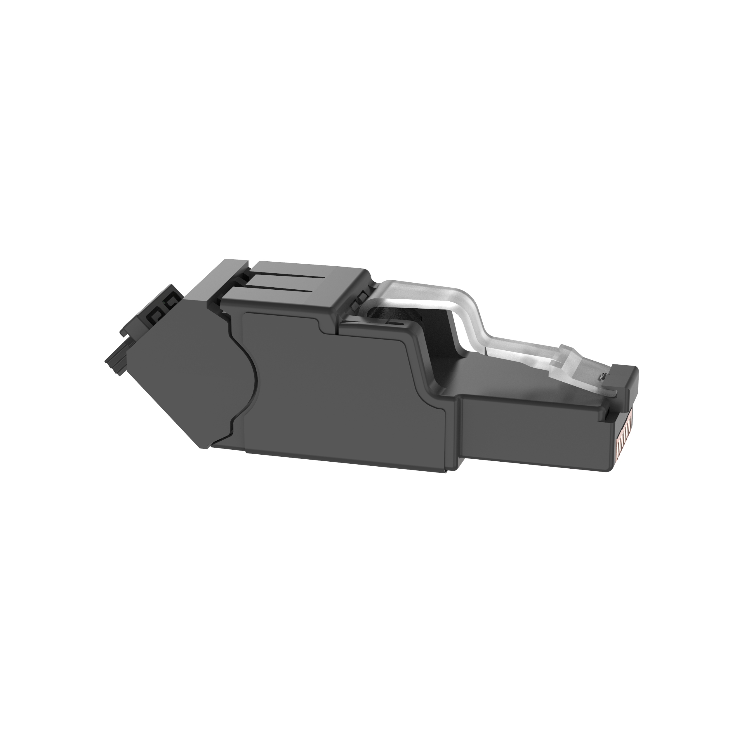 RJ45, Cat 6A Angled UTP Field Term Plug, 22-26 AWG