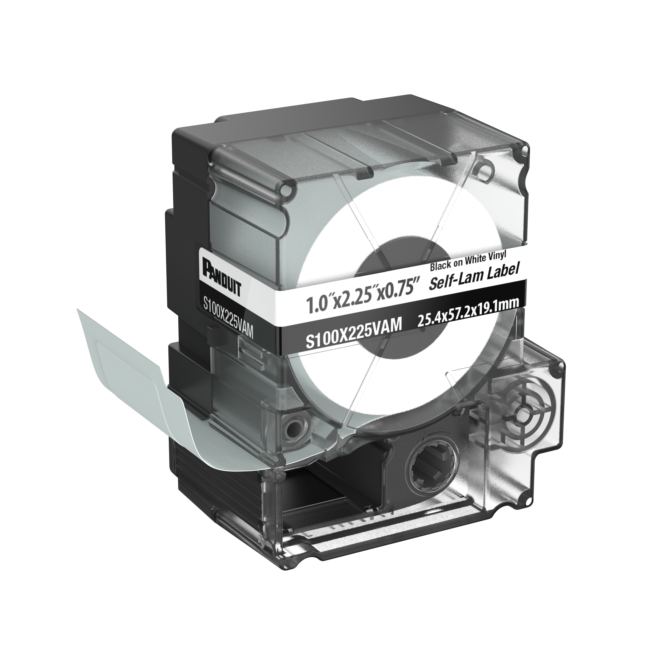 MP Yazıcı Kendiliğinden Lamineli Etiket, Vinil, Beyaz, 57.2x25.4mm, 19.1mmPOH