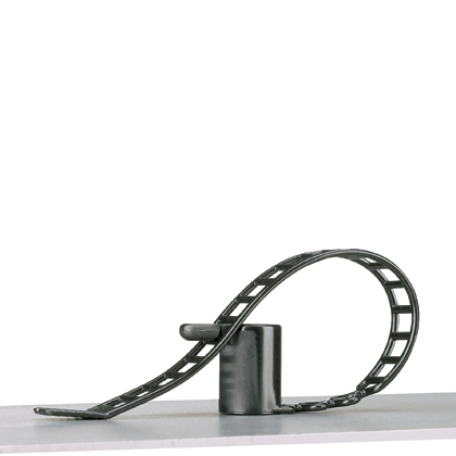 Ladder Stud Mount TieBlk,HS PA6.6,132x9.7mm,156N, PK1000