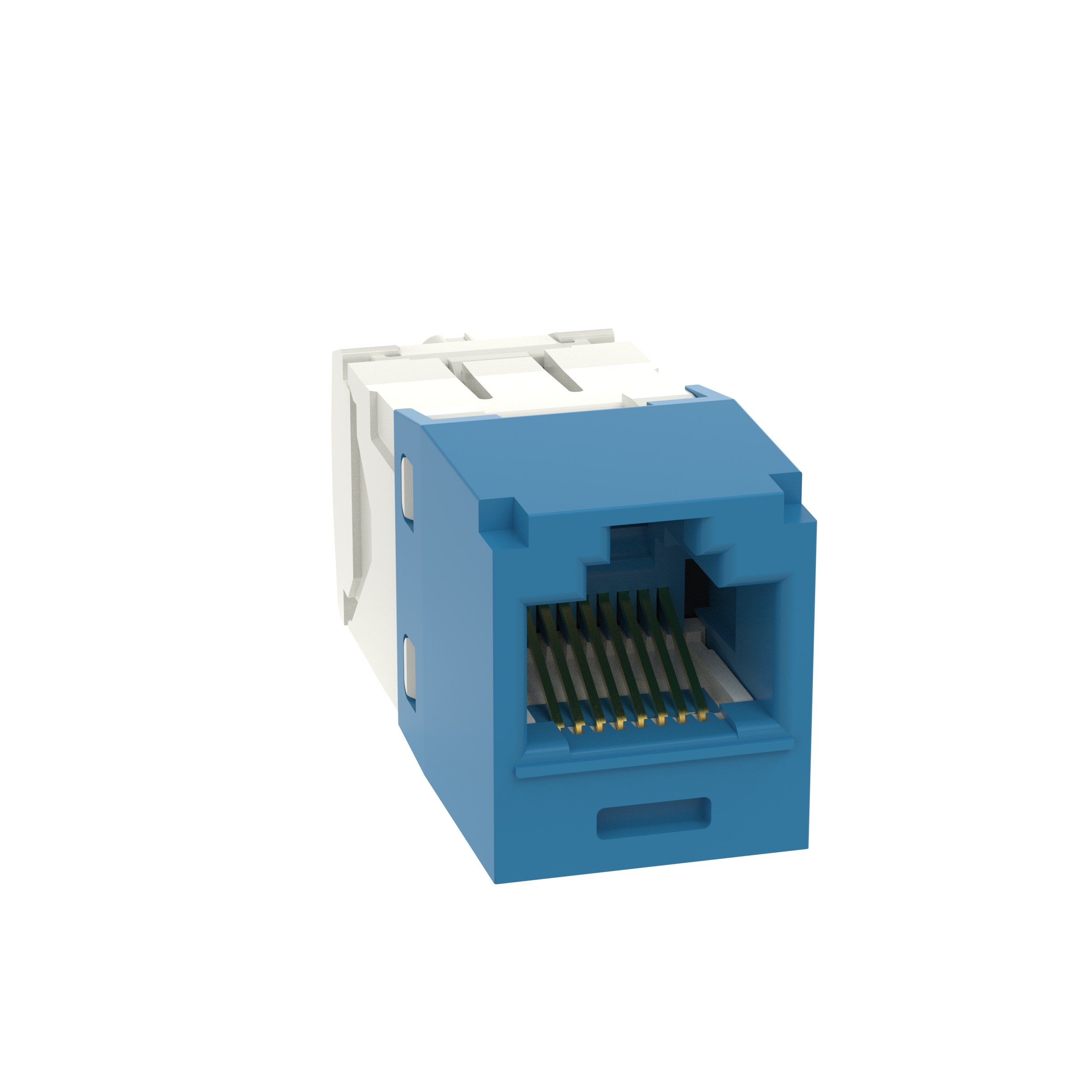 Mini-Com® UTP RJ45 Cat 6 TG Jack Module Corrosion Resistant, Black