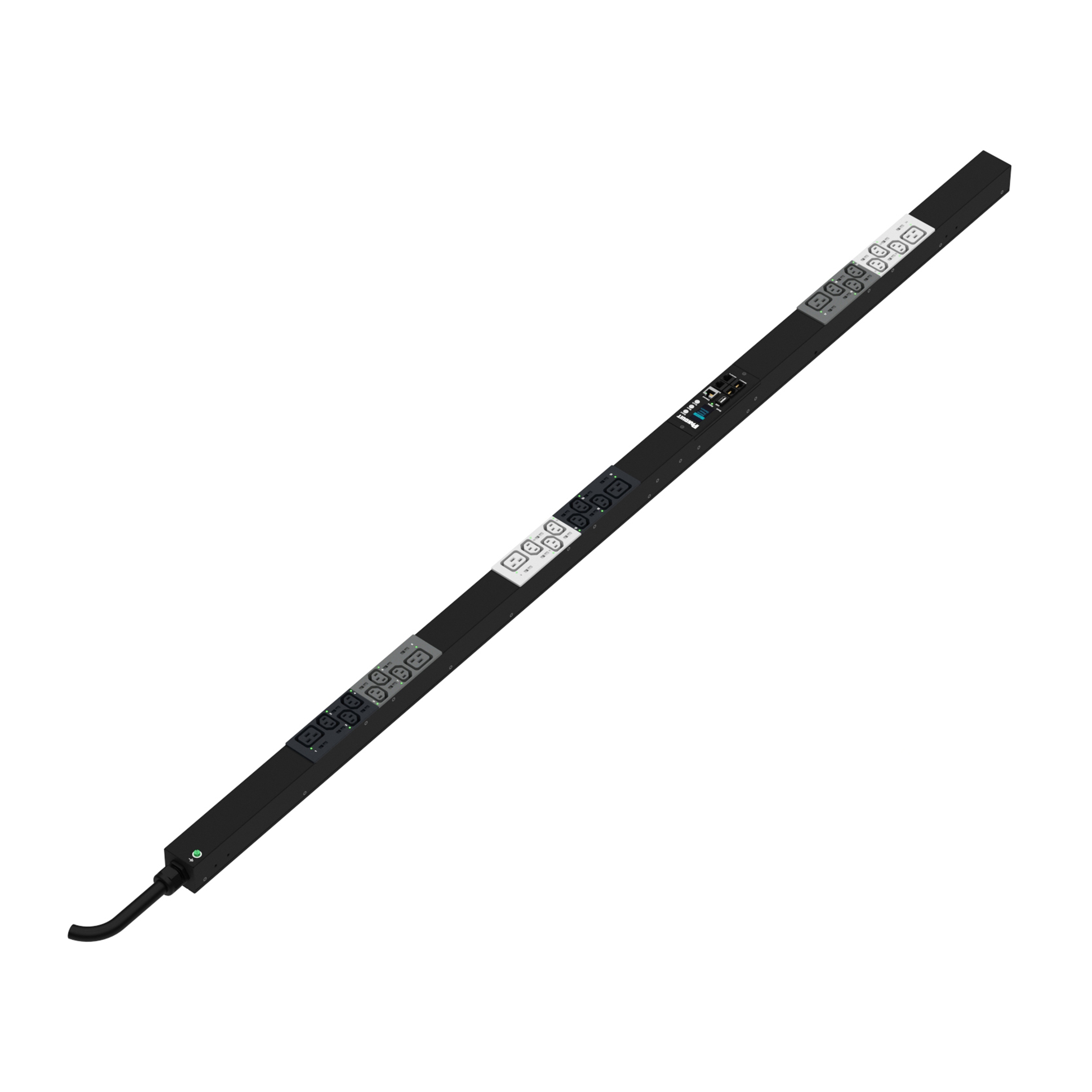 MS PDU, 16 AMP, 400 V, (18)C13, (6)C19, (IP44)