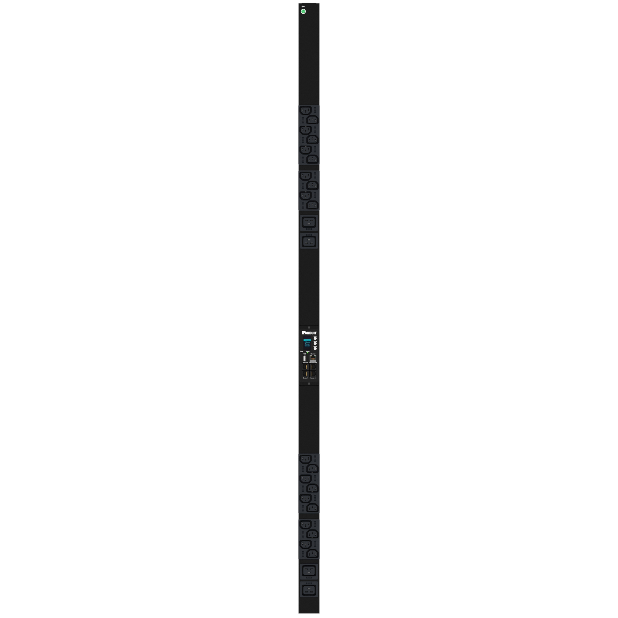MI PDU, 16 AMP, 208 V, (20)C13, (4)C19, (IP44)
