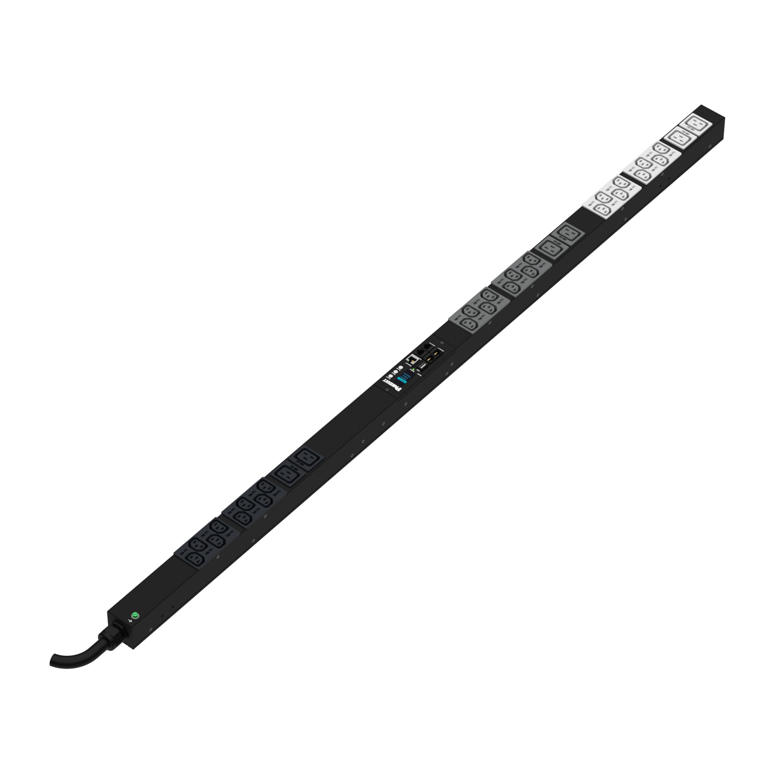 MI PDU, 16 AMP, 400 V, (24)C13, (6)C19, (IP44)