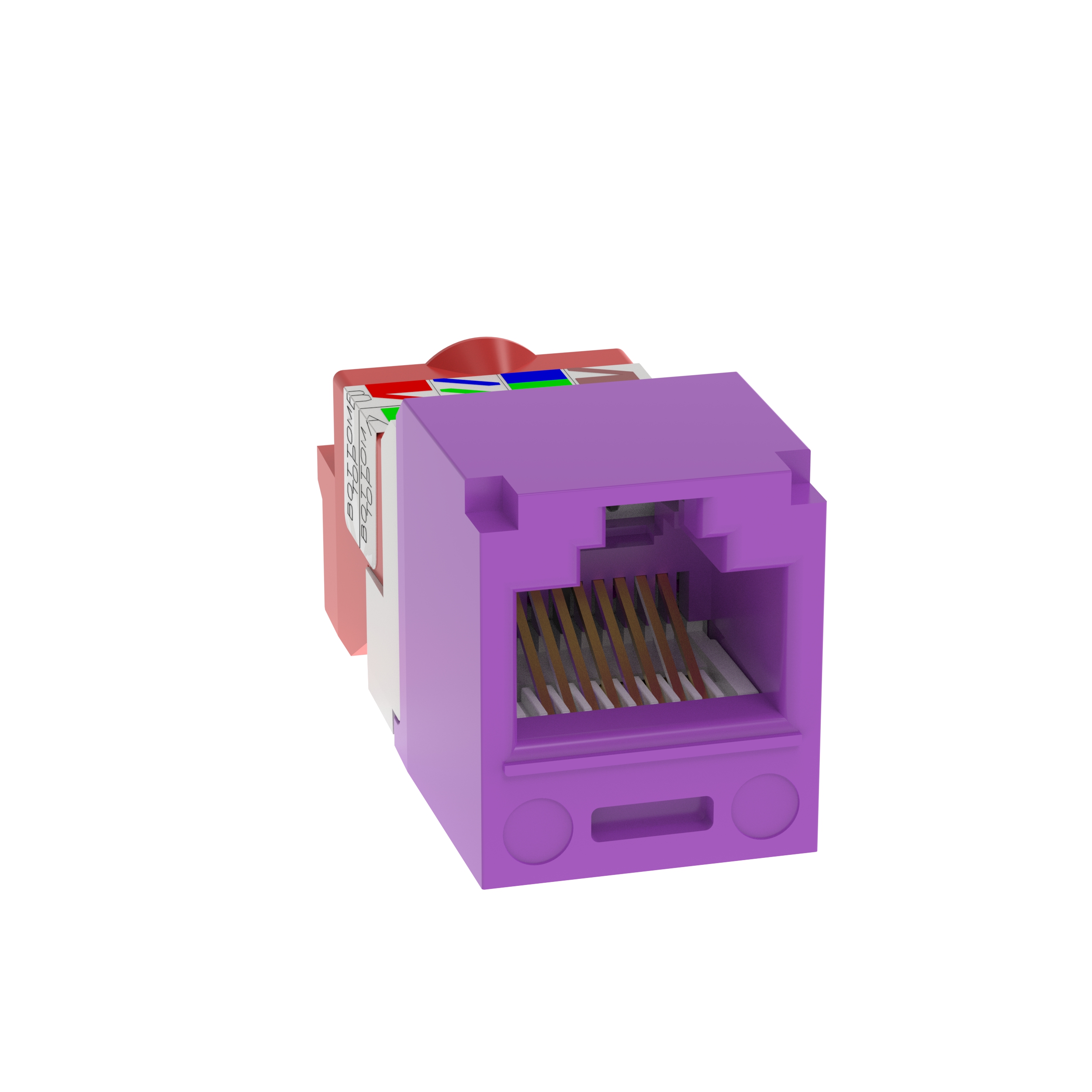 Mini-Com Module, Cat 5e, UTP, 8 pos 8 wi