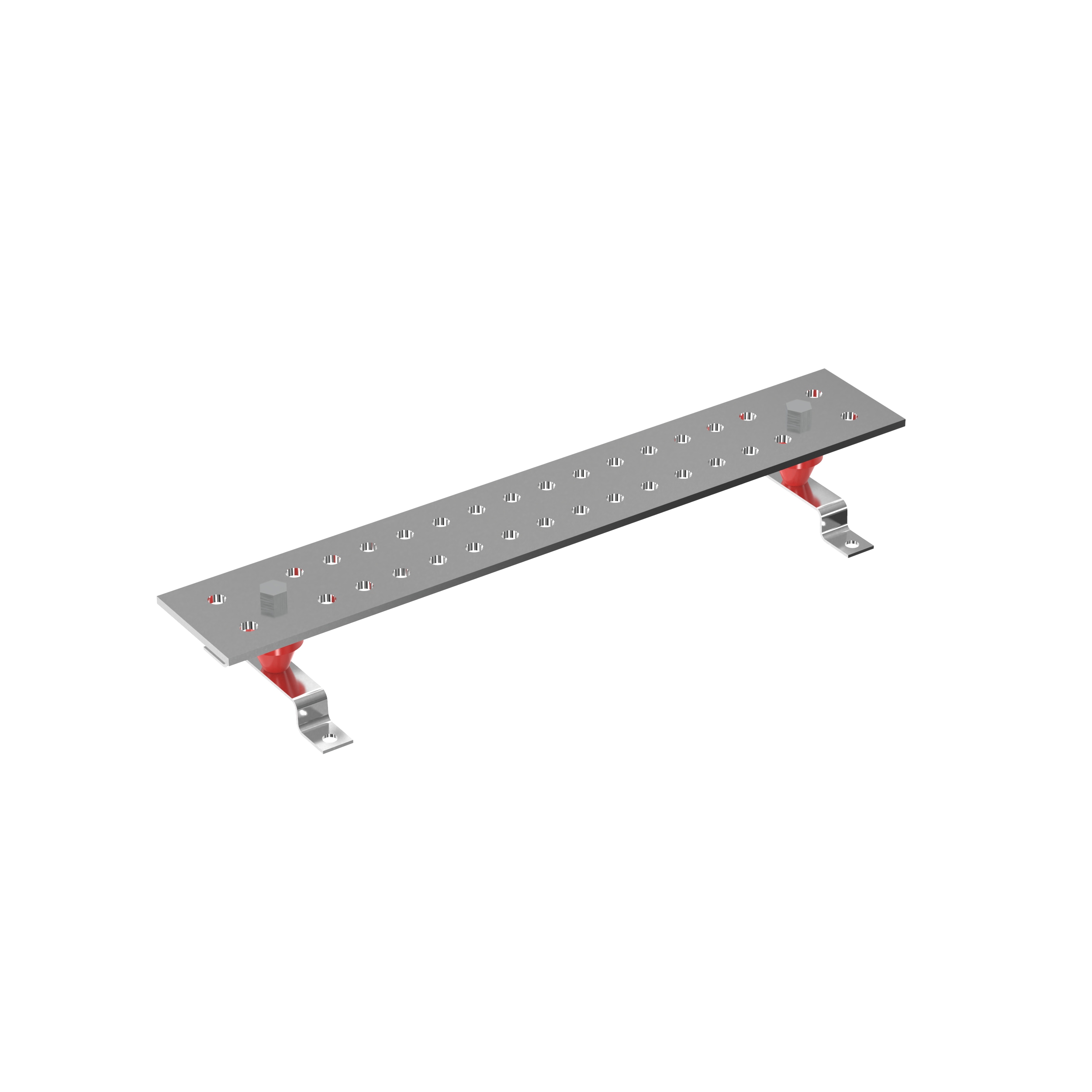 Grd Busbar, 16, Bakır, Kalay Kaplı, 13.46mm Somun, Set