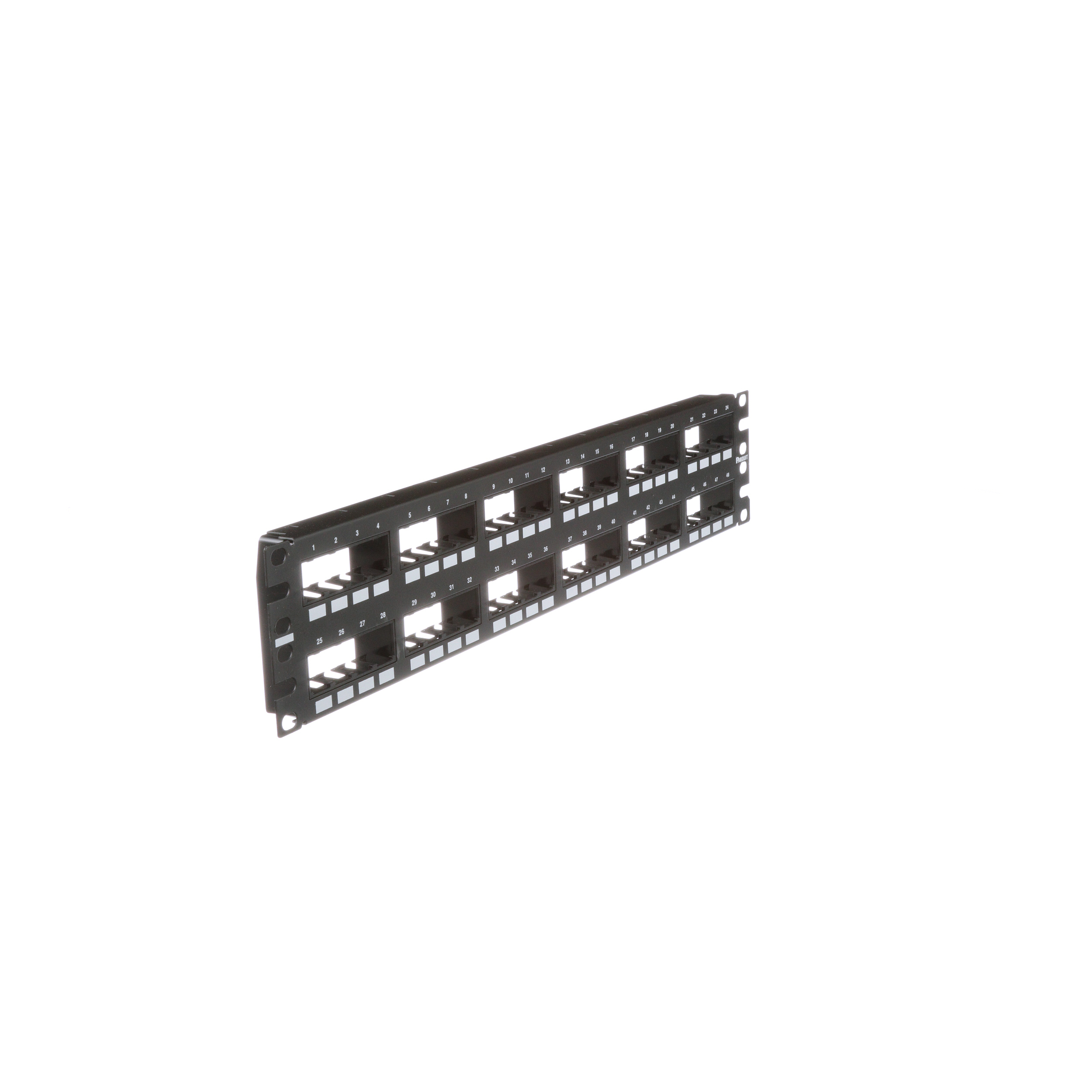 Mini-Com® Çıkış Paneli, 48 Port, 2 RU, BL