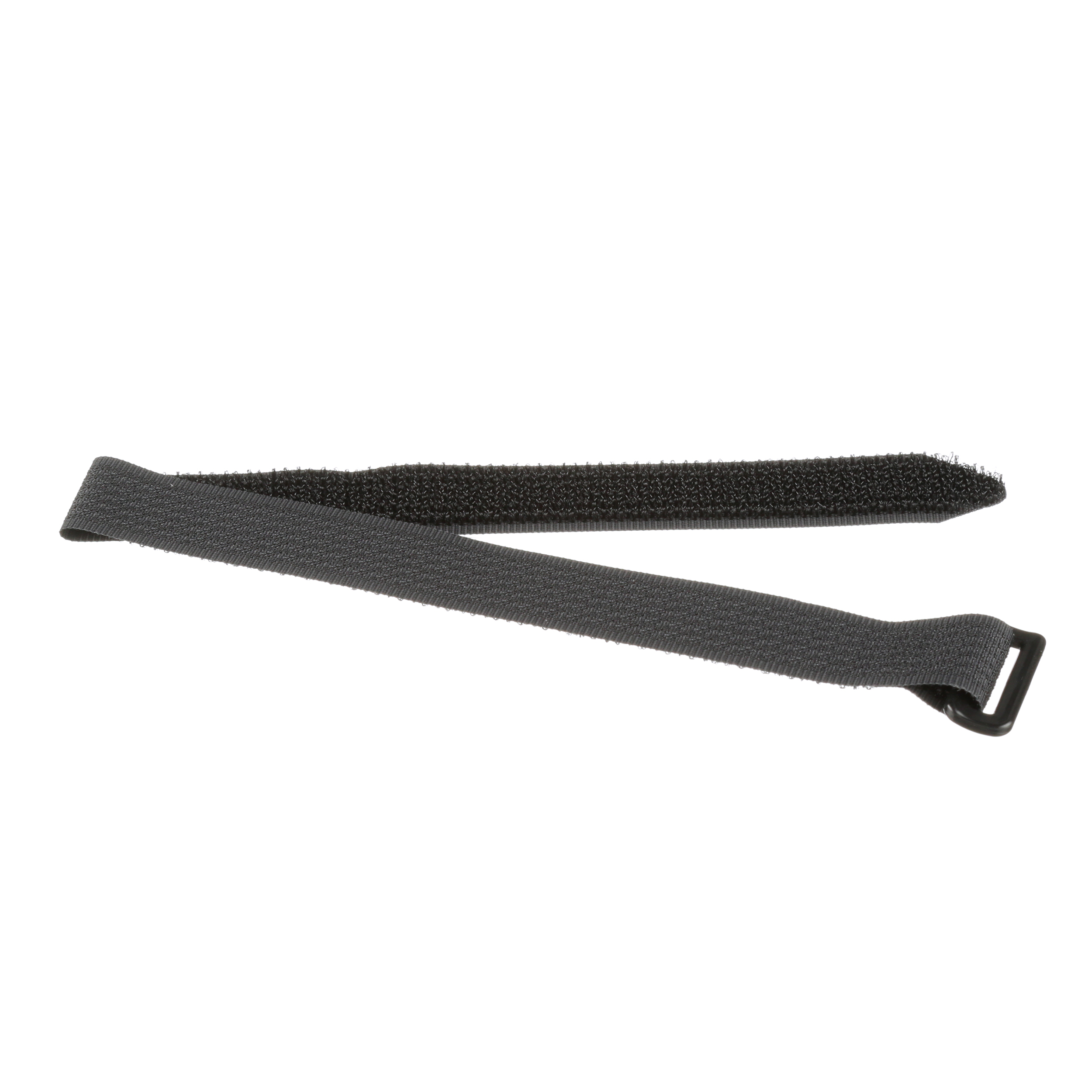 HOOK & LOOP CINCH CABLE TIE, 12.0"L (305MM), 0.50"W (12.7MM), CINCH RING, BLACK