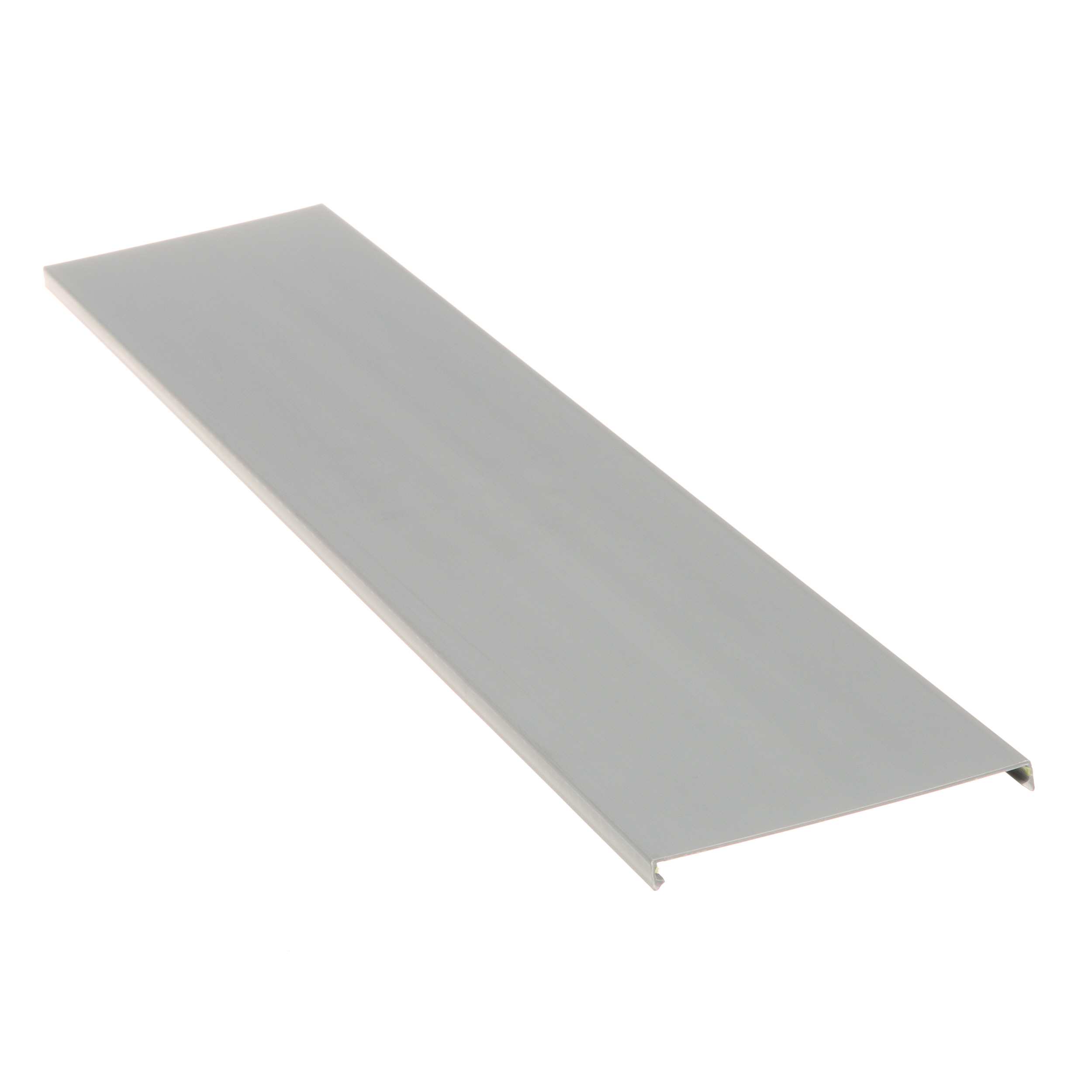 Düz Kanal Kapağı, Açık Gri, PVC, 9.4x108mm