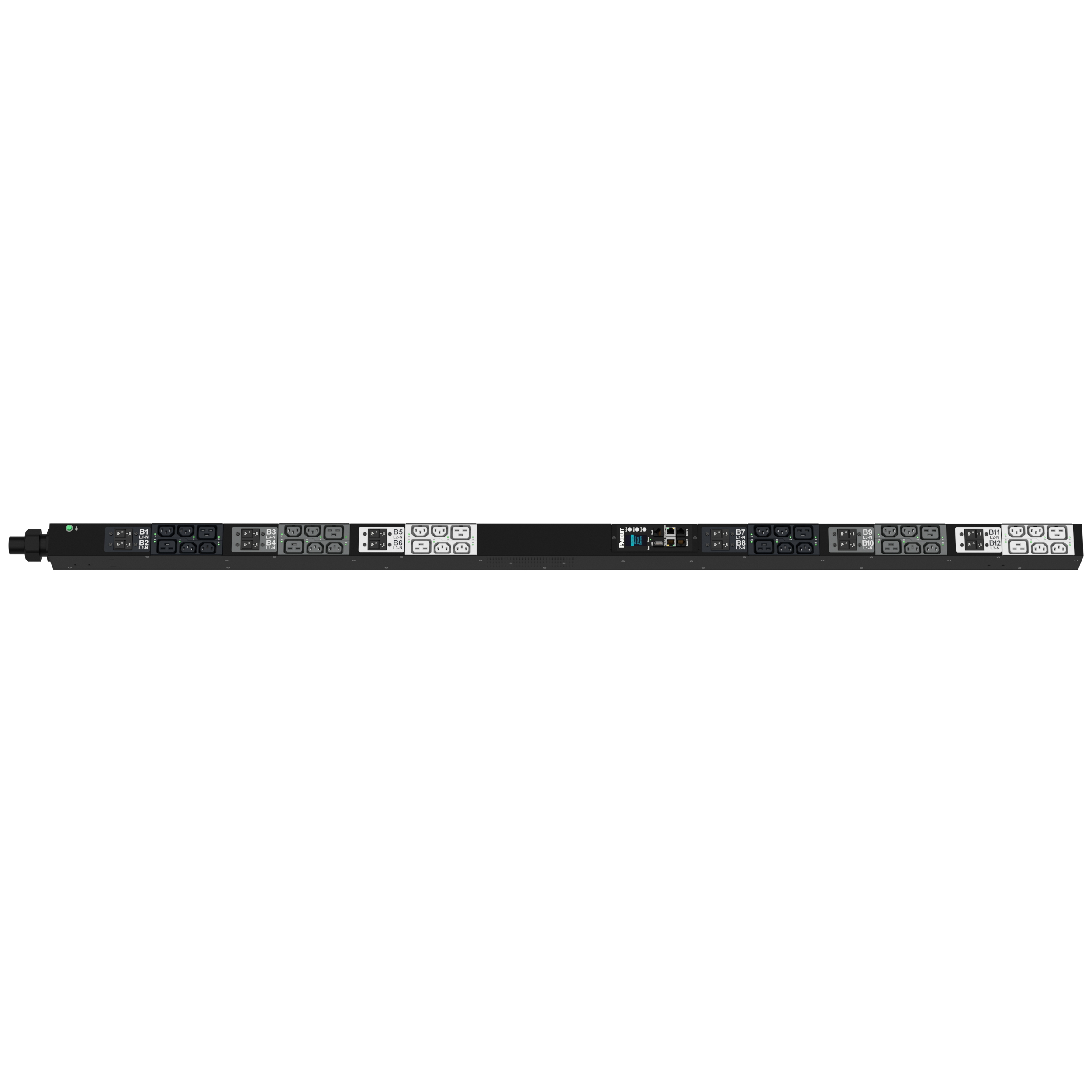 G6 MSPO Güç Dağıtım Birimi, 63A/60A, 415V, (24)C13, (12)C19, IEC 60309 3P+N+E 6h