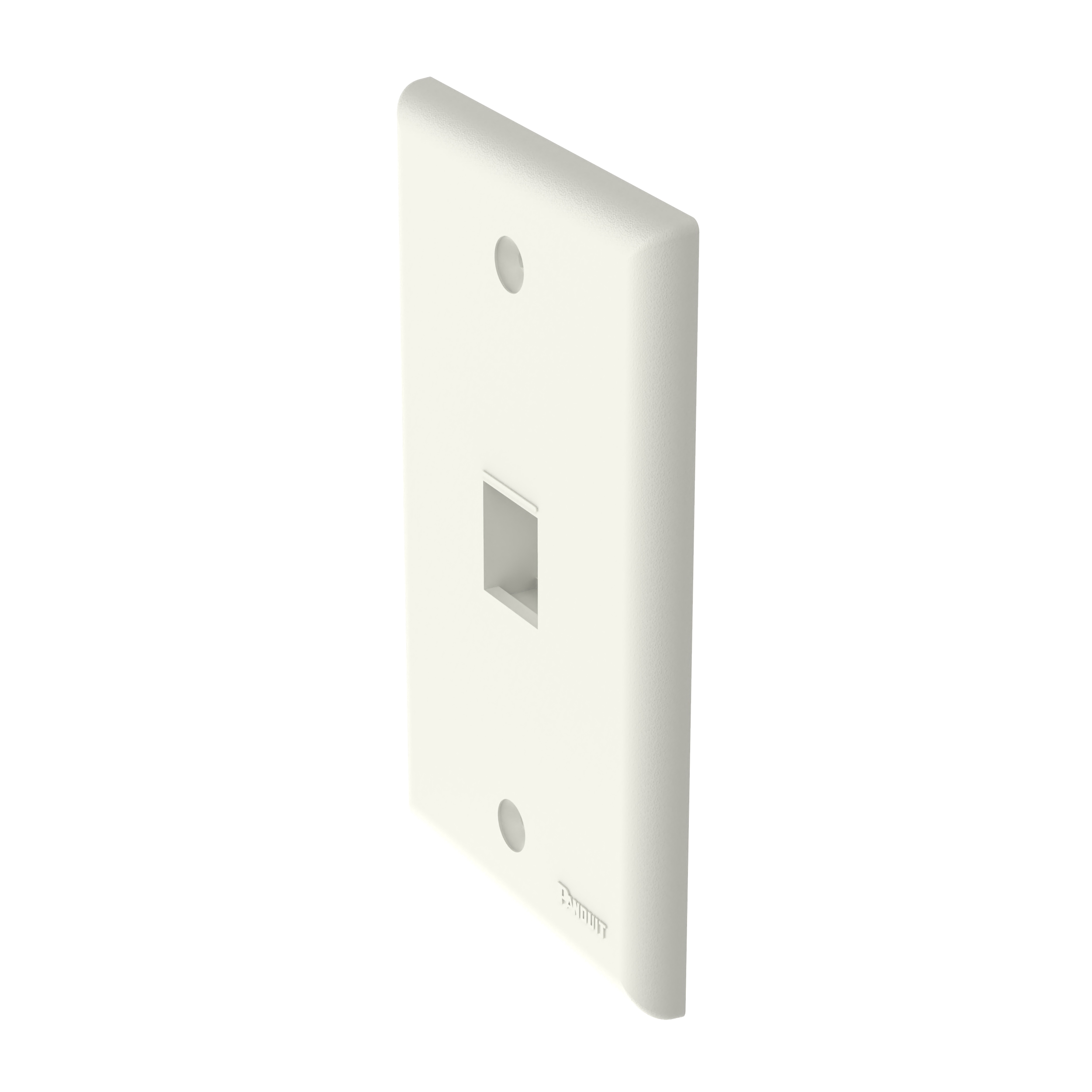 NetKey® Yüz Levhası, 1 Port, Krem Beyazı