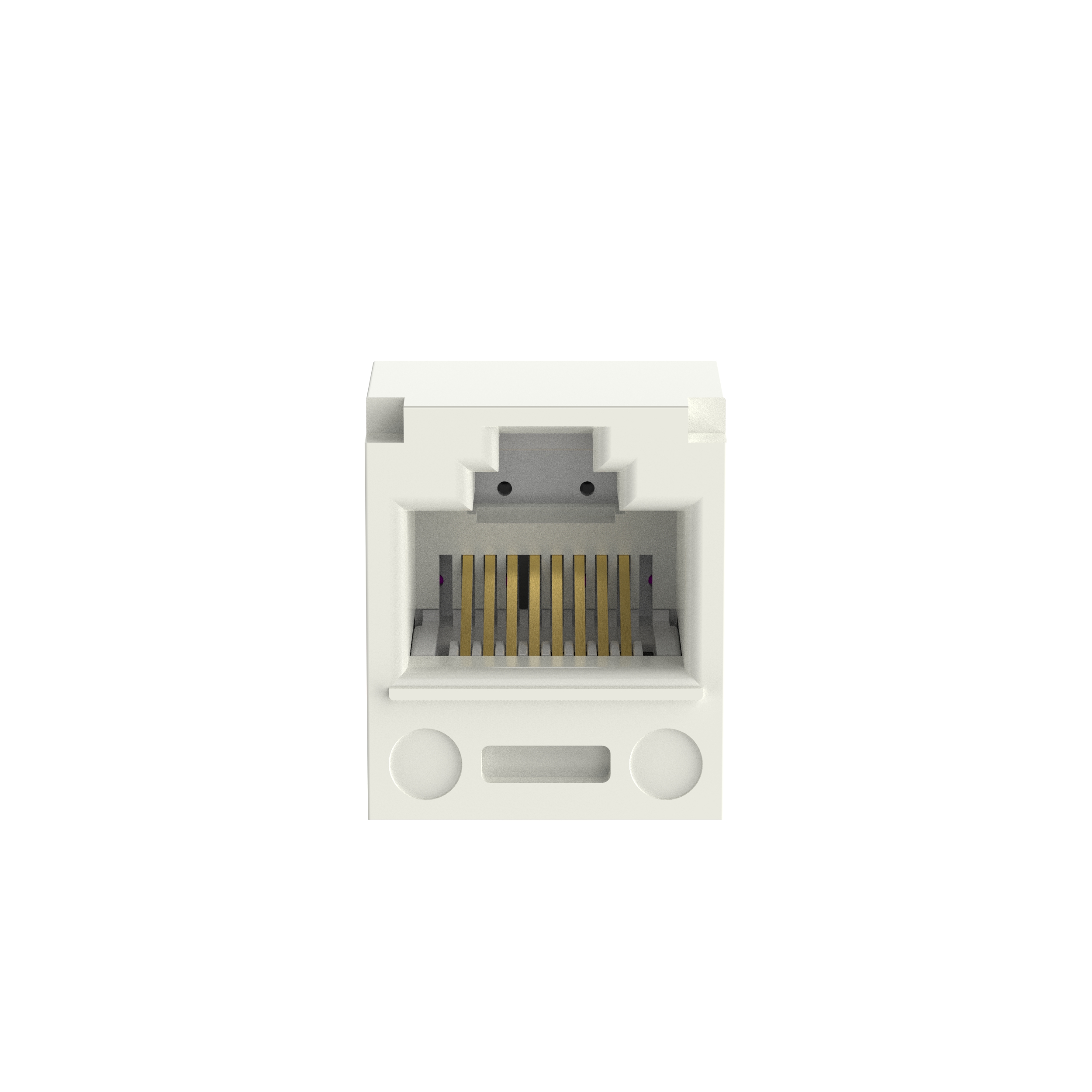 UTP RJ45 Cat 5e TP-Style Jack Module, Off White