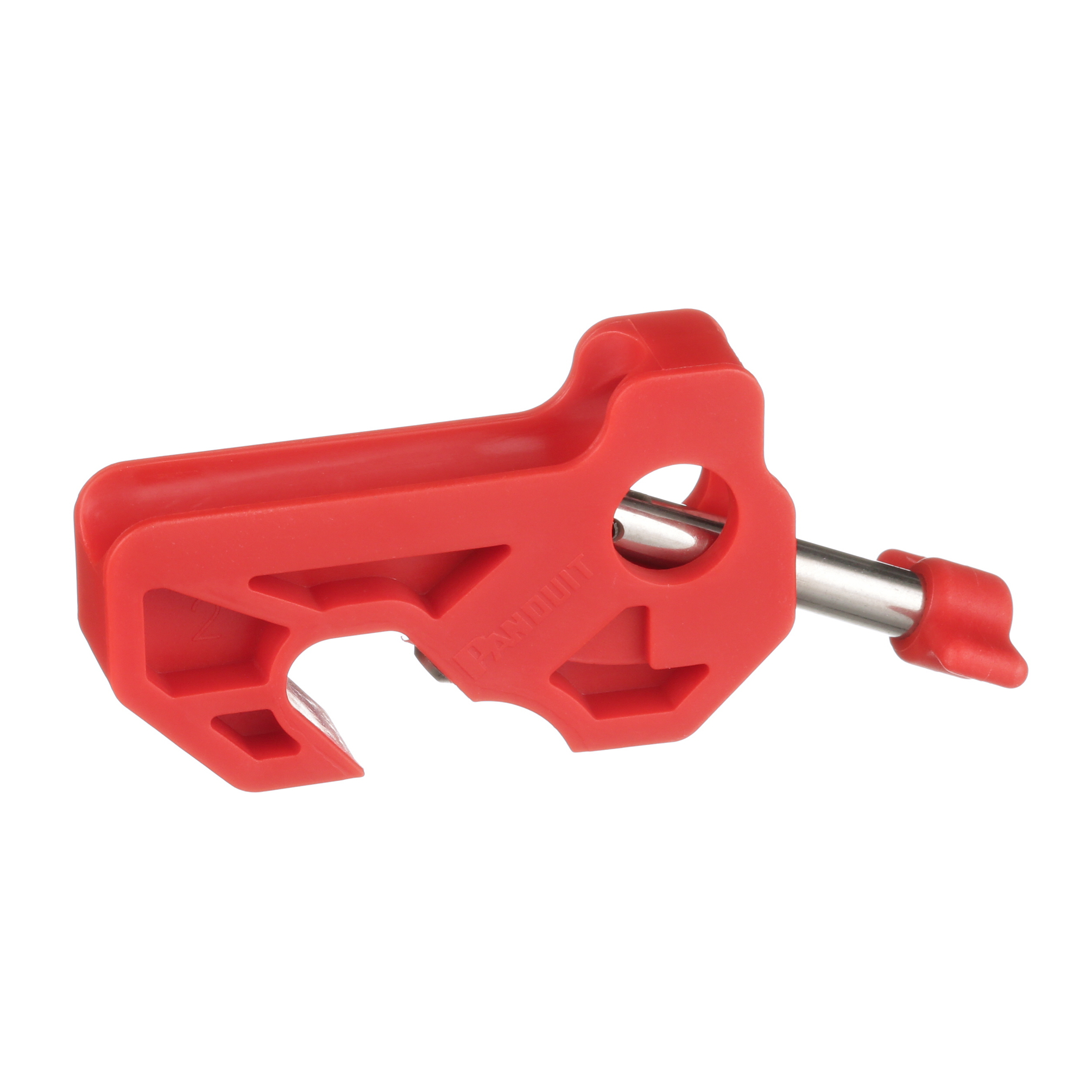 Devre Kesici Kilitleme, alet gerektirmez, Naylon, Kırmızı, 10.1x48.2mm, 1'li Paket
