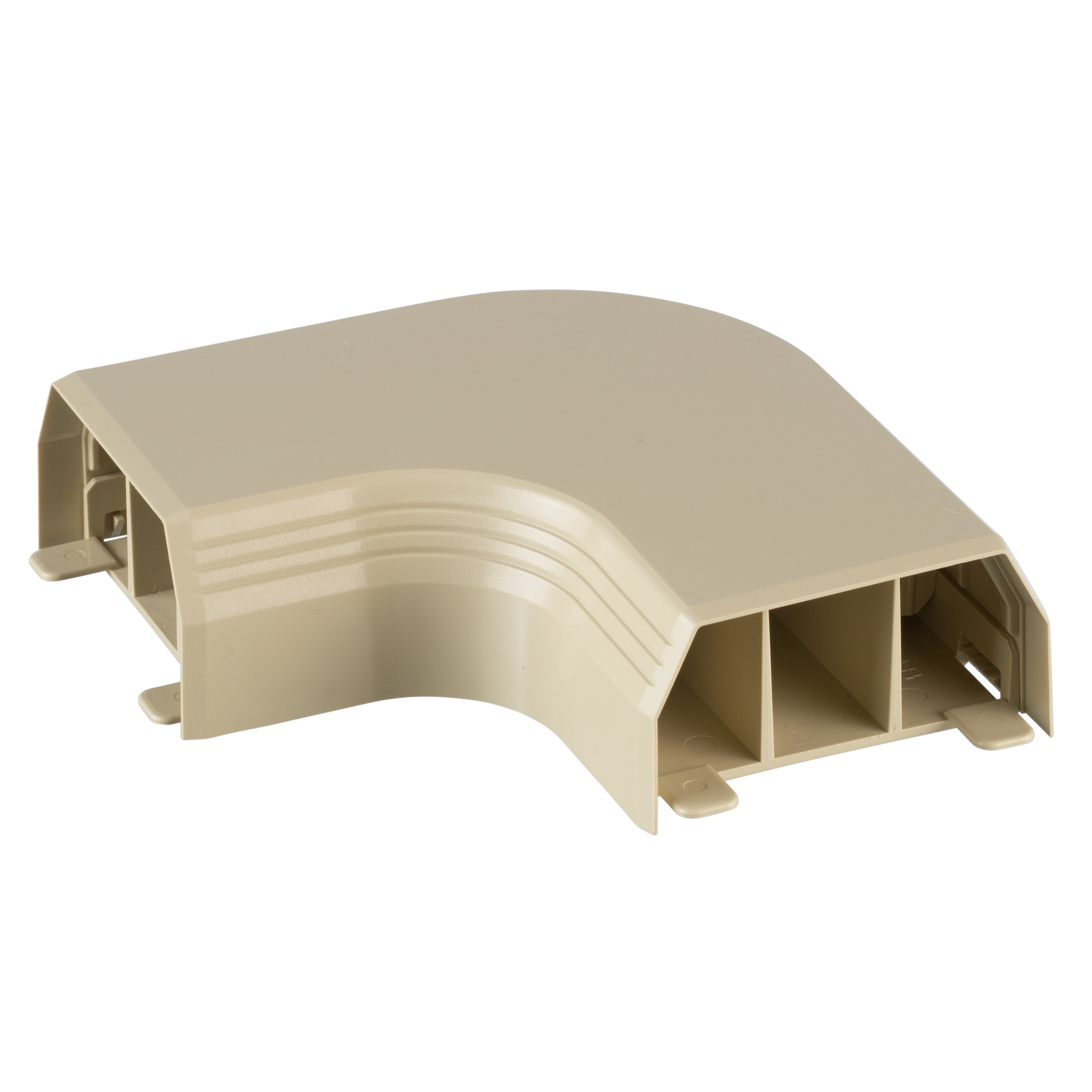 Surface Raceway, T-45 Right Angle Fitting, Electric Ivory