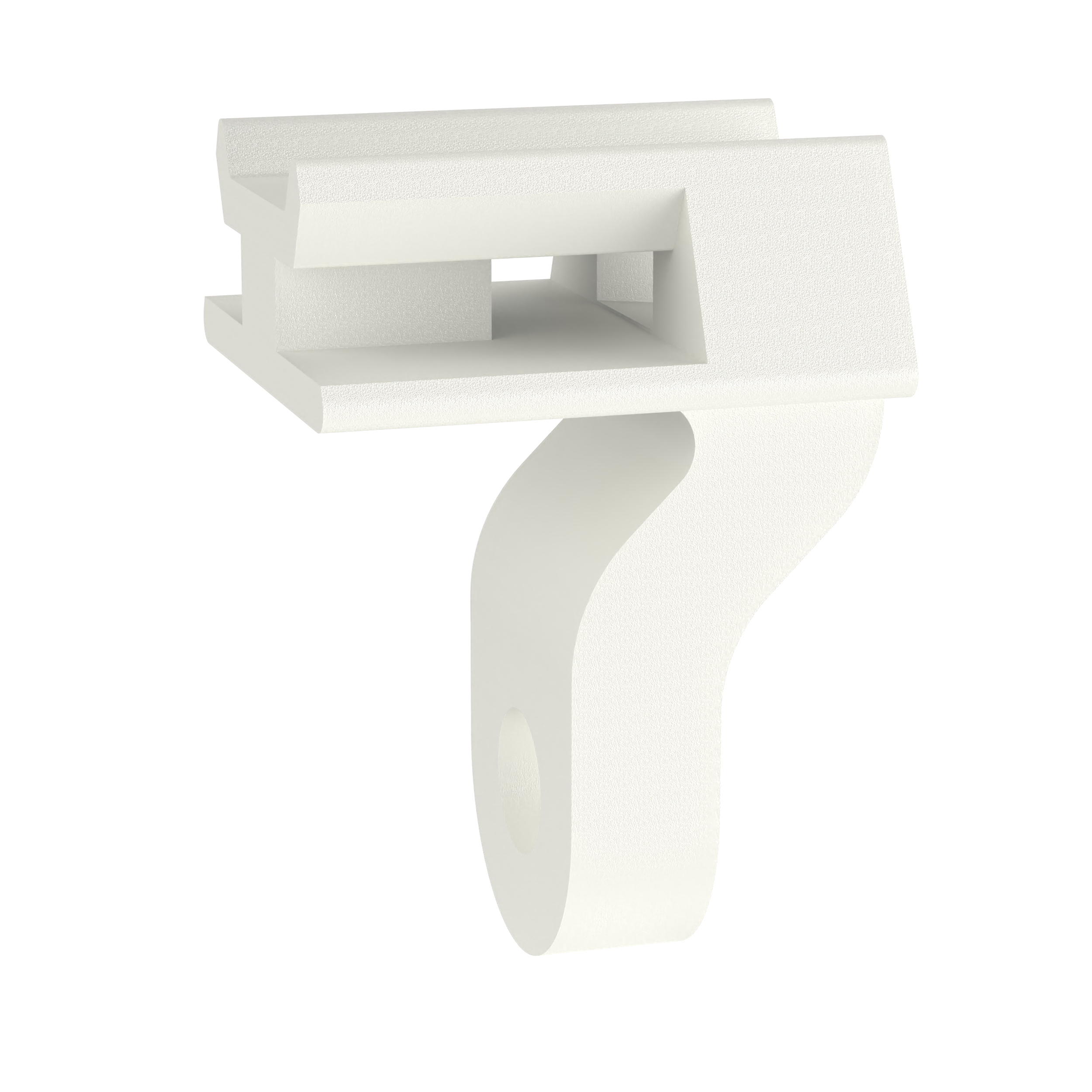 Lightening Hole Mount, Natural,PA6.6, M5 Screw/4.7 Rivet,PK500