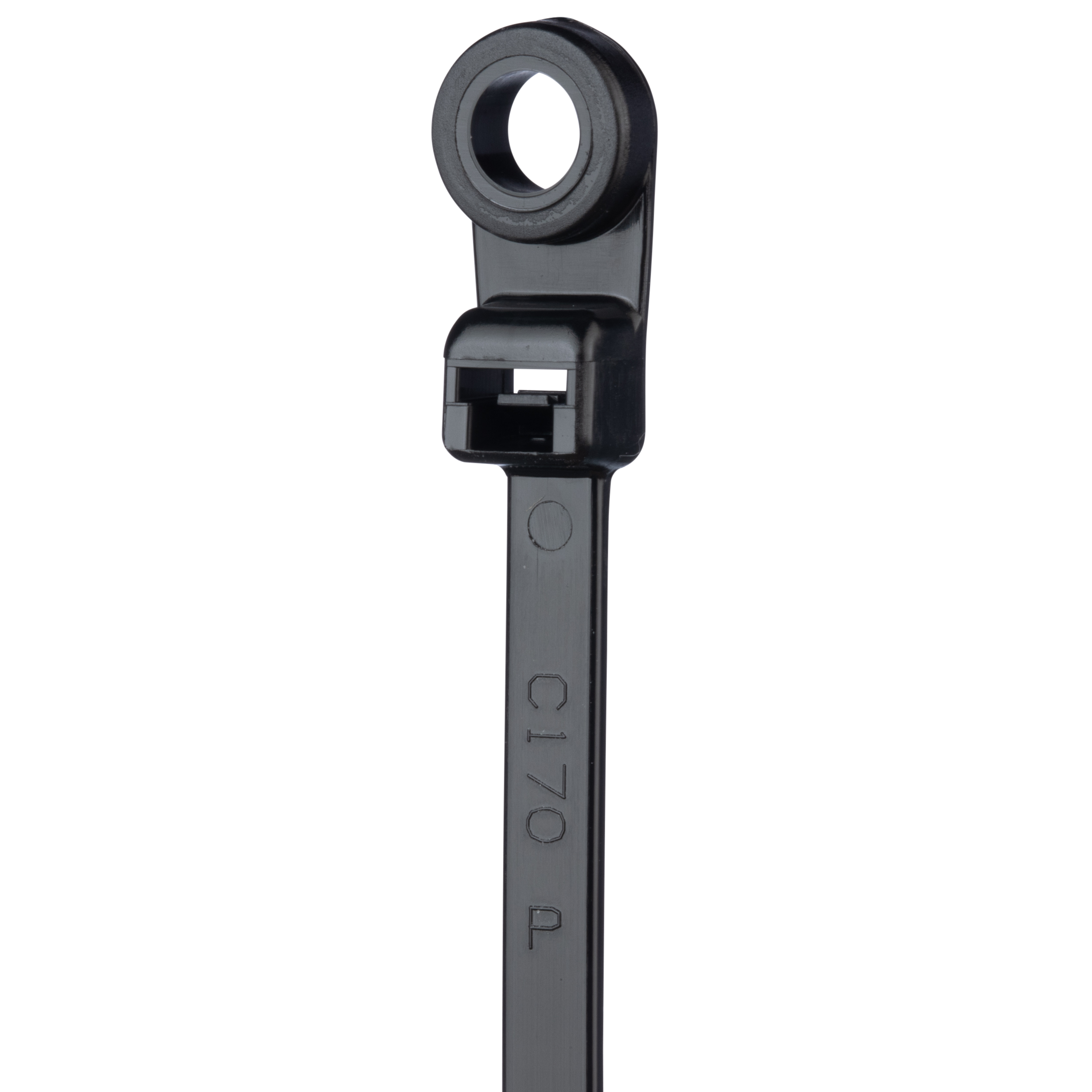 Kilitli Kablo Bağı, Siyah, UV PA6.6, M3, 200x4.8mm, 222N, 100'lü Paket