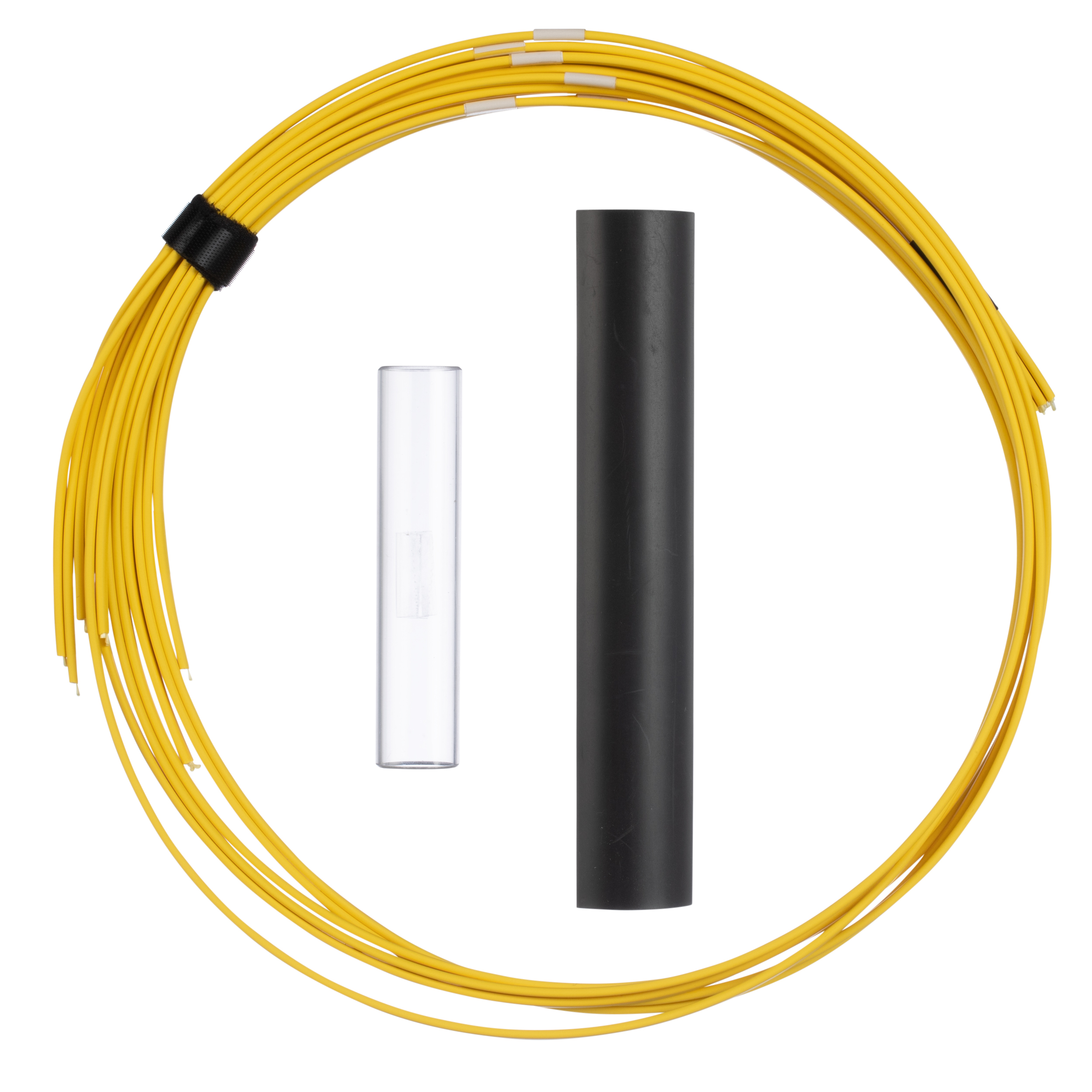 Optik Fiber Ayrım Seti, Düz, 72-fiber, tek modlu, 1 metre