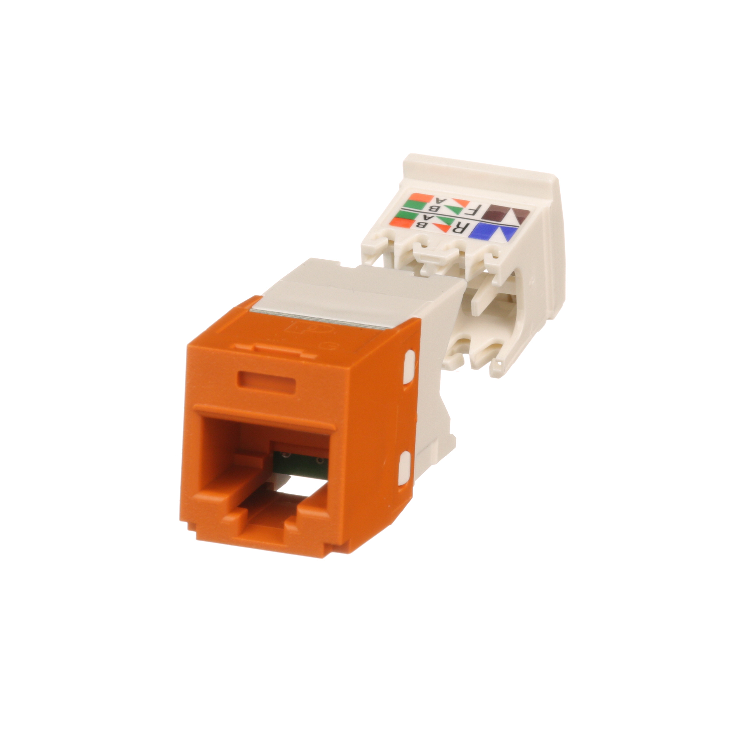 Mini-Com® UTP RJ45 Cat 6 TG Jak Modülü, Turuncu