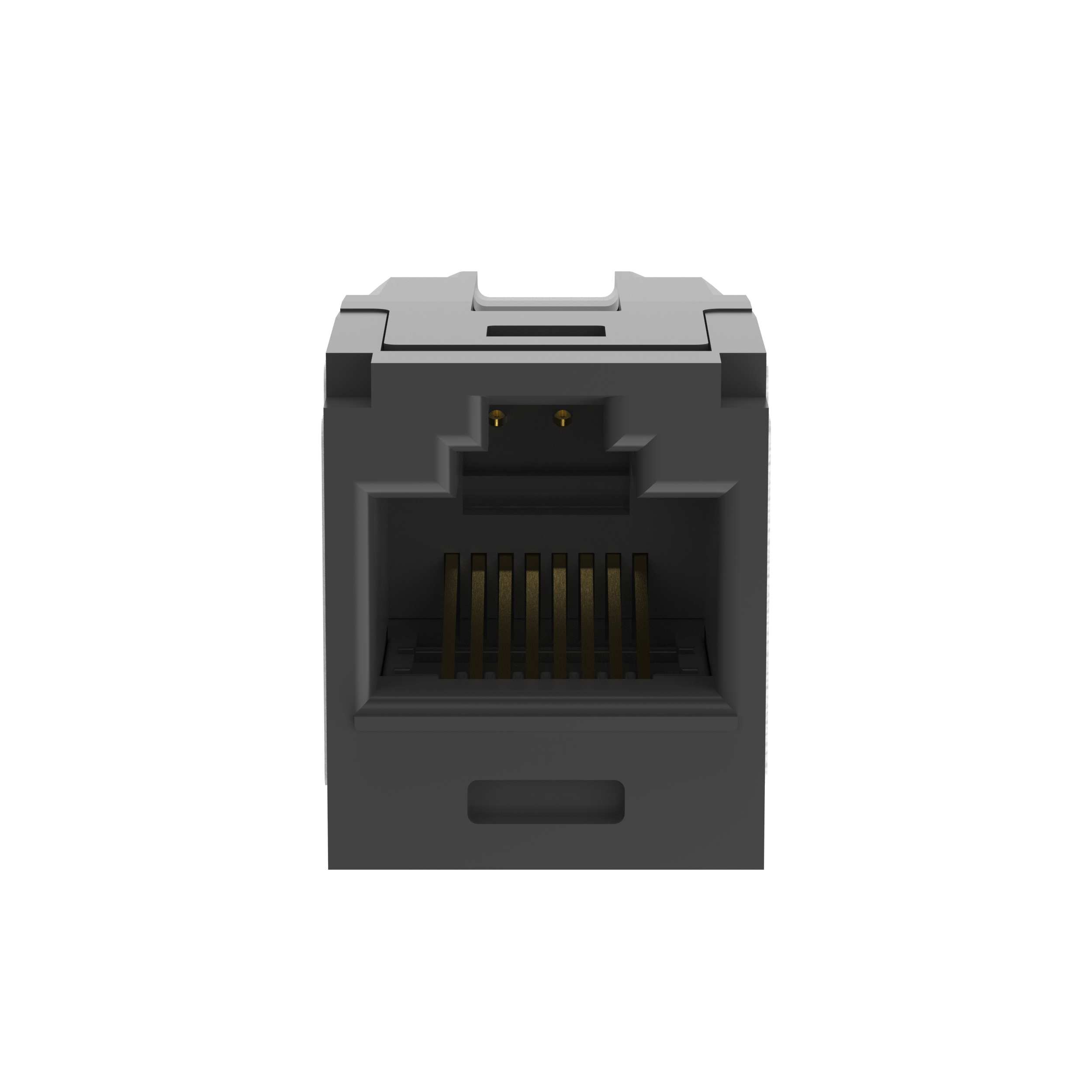 Mini-Com® Cat 6A UTP RJ45 Bağlantı Modülü, Siyah