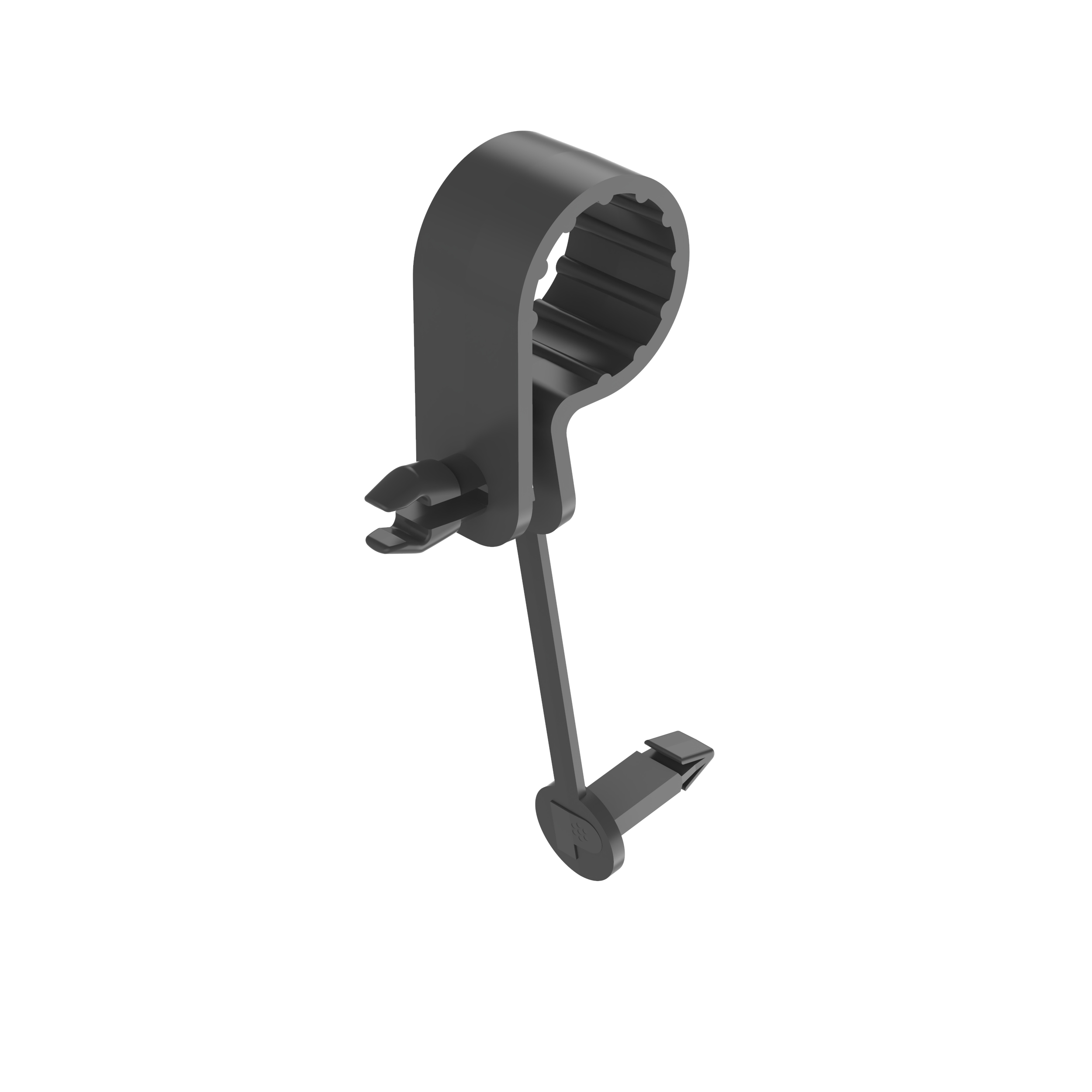 Sabit Çaplı Kelepçe, Siyah, UV PA6.6, İtme Bıyıklı, 21.1x15.7mm, 500'lü Paket