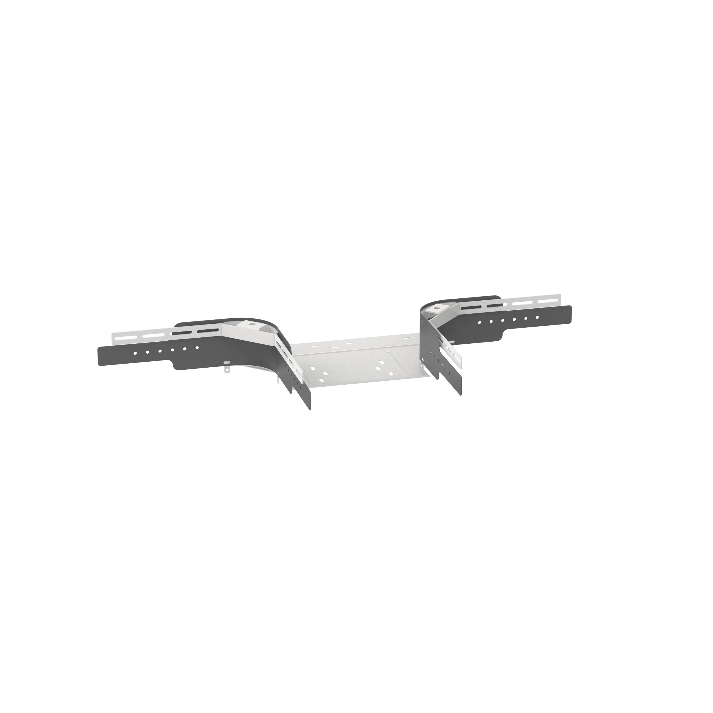 Şekillendirilmiş T Bağlantı Elemanı 4" Y x 12" G, Beyaz
