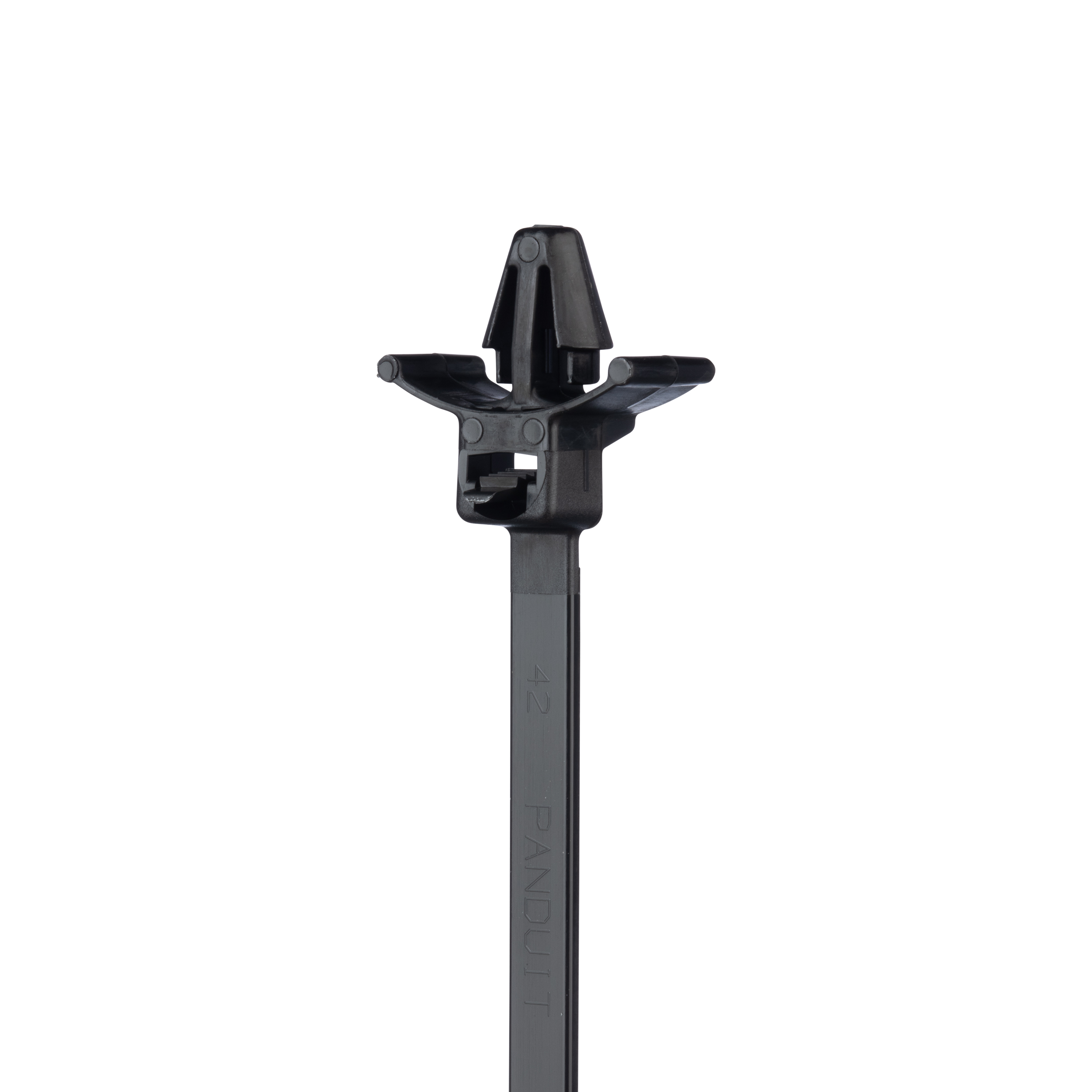 Çözülebilir Kanatlı İtme Montajlı Kablo Bağı, Siyah, UV PA6.6, 173x4.8mm, 222N, 500'lü Paket