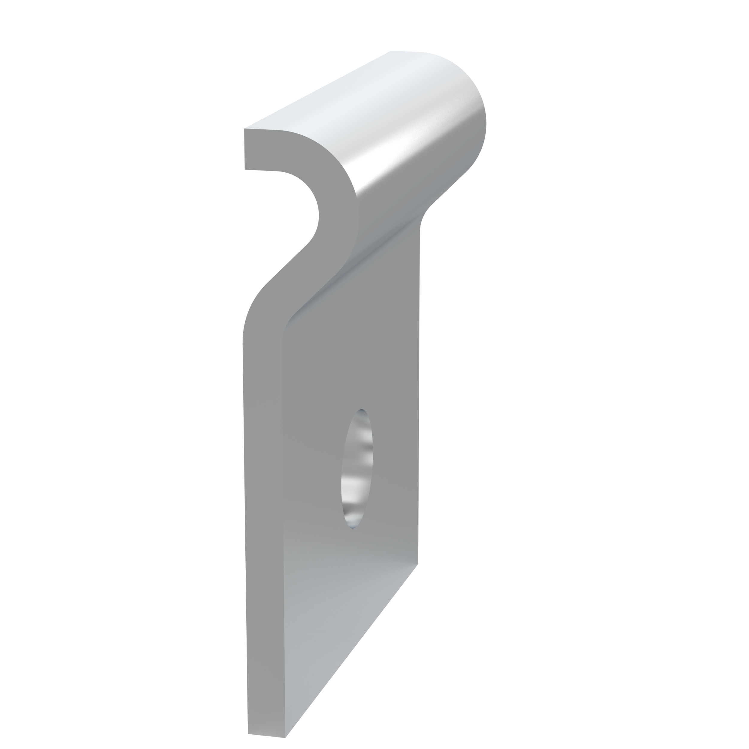 Wire Basket Vertical Wall Mount Bracket, Zinc