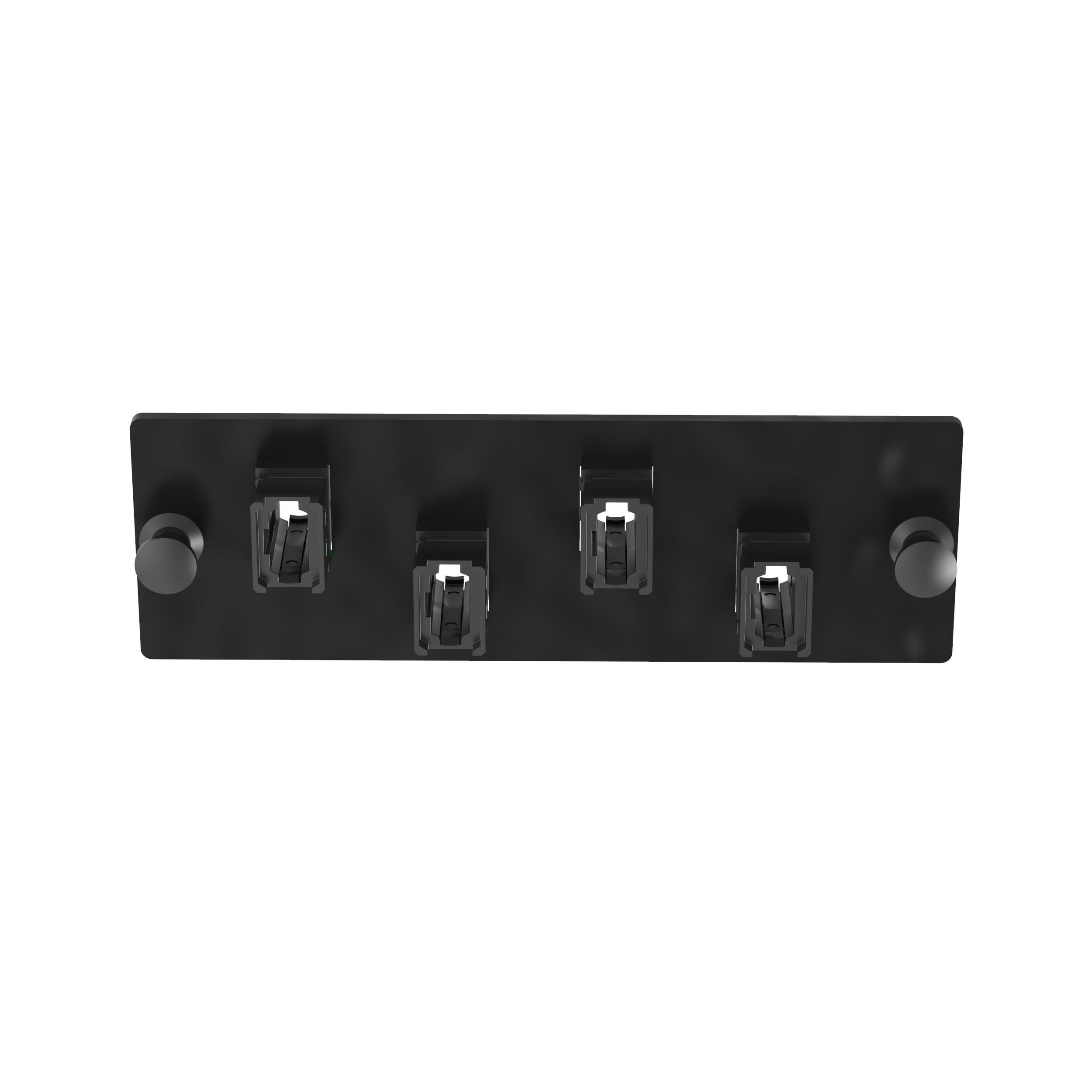 Opticom® FAP, 4 Tuş-Yukarı/Tuş-Aşağı MPO, Tip A, Siyah, Yatay