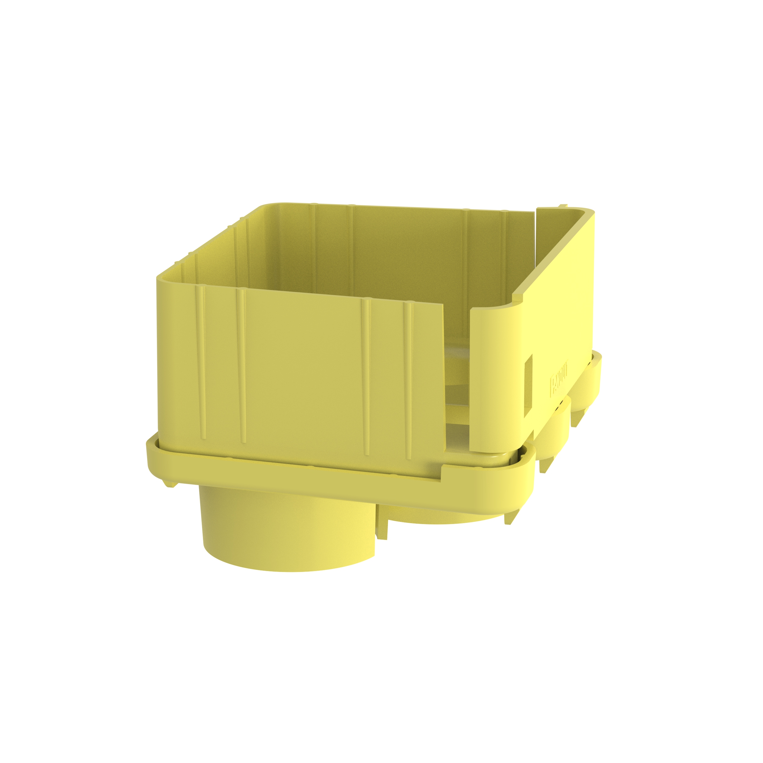 FiberRunner® 2-Port Spillout, 4x4, Yellow