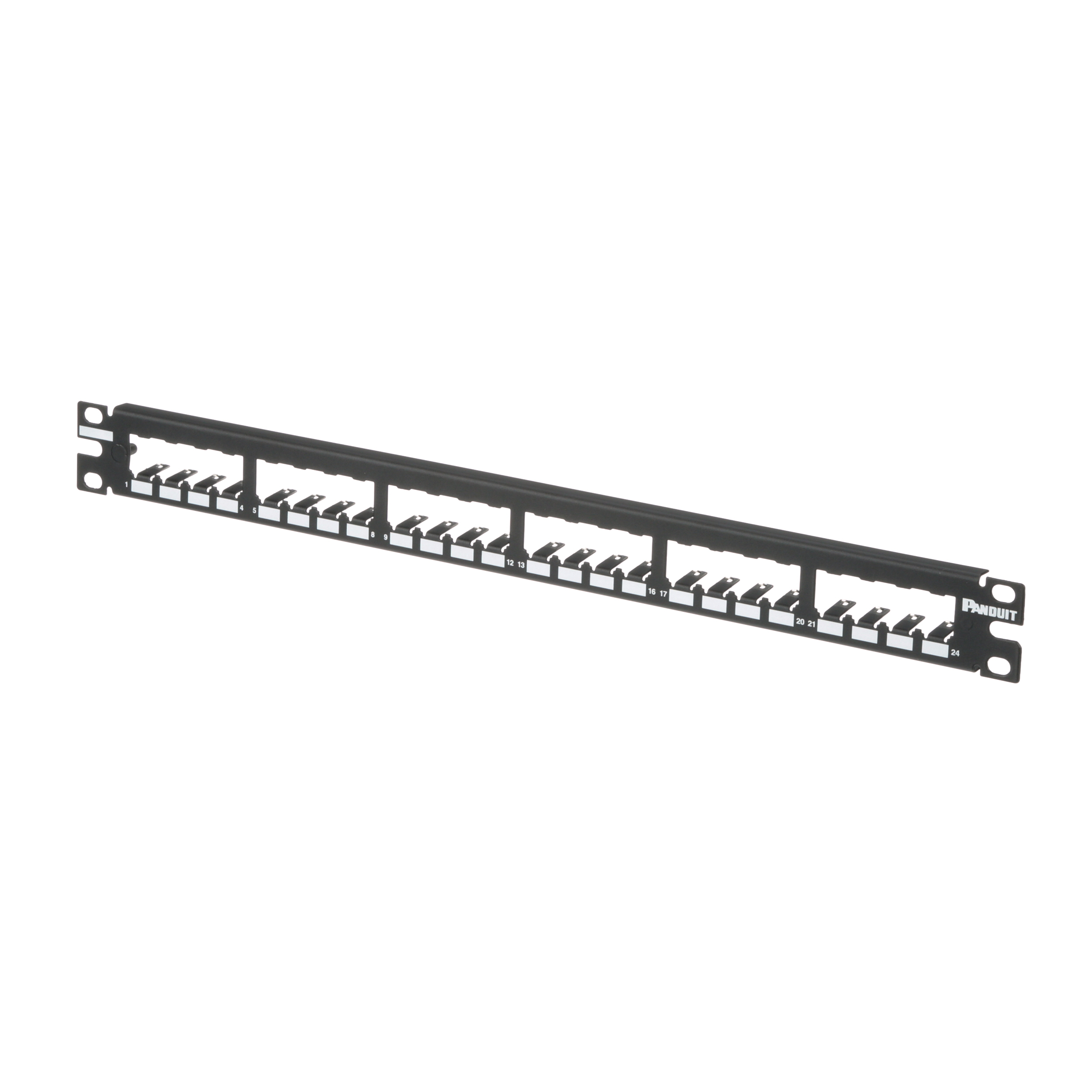 Mini-Com® 24 Portlu Yama Panelleri, Metal, Korumalı