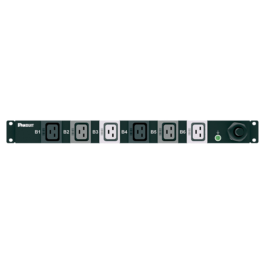 Temel Güç Dağıtım Birimi, 32AMP, 400V, (6)C19, IEC 60309 3P+N+E 6h 32A (IP44)