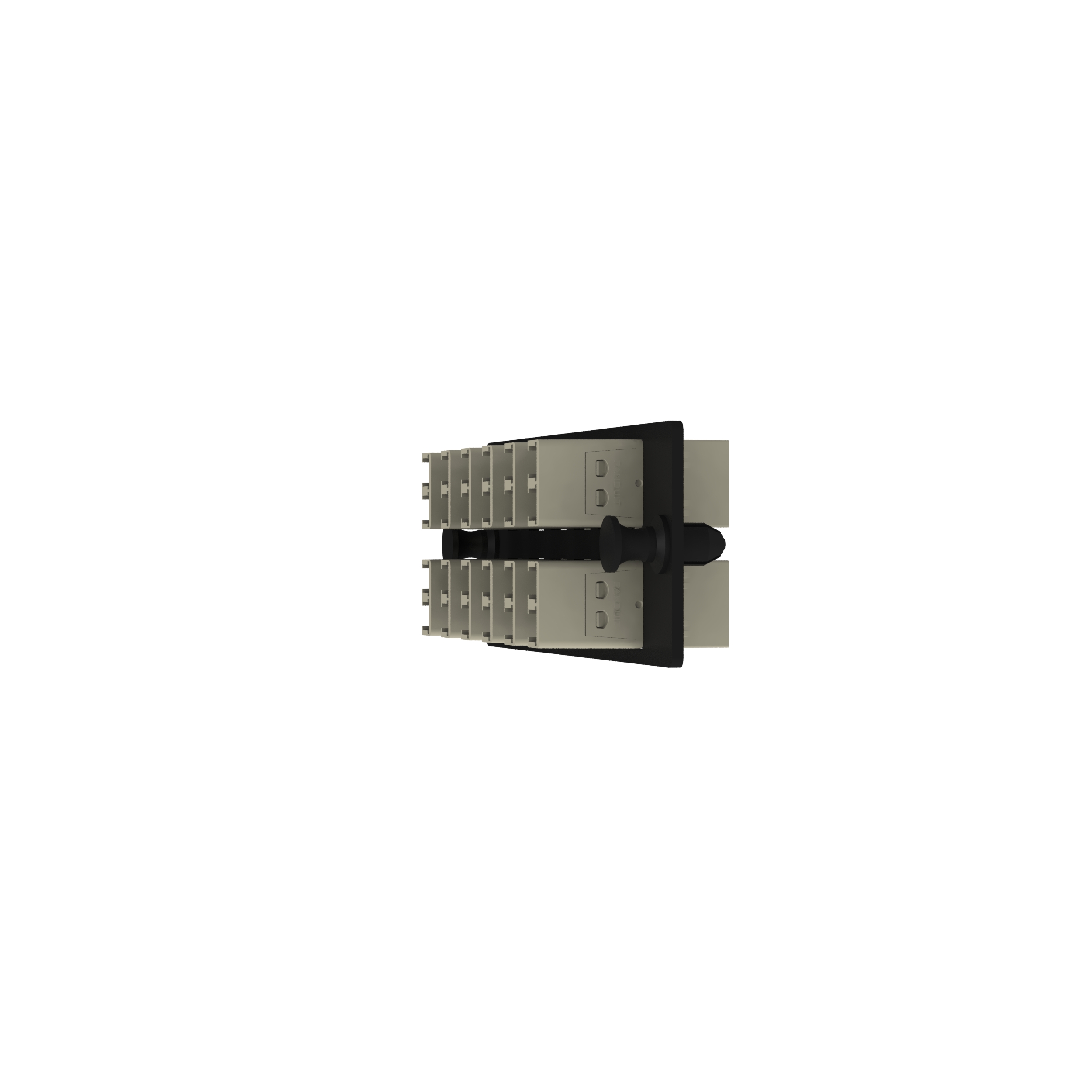 Opticom® Fiber Adaptör Paneli, OM1, 12 LC Çift Yönlü, Elektrik Fildişi