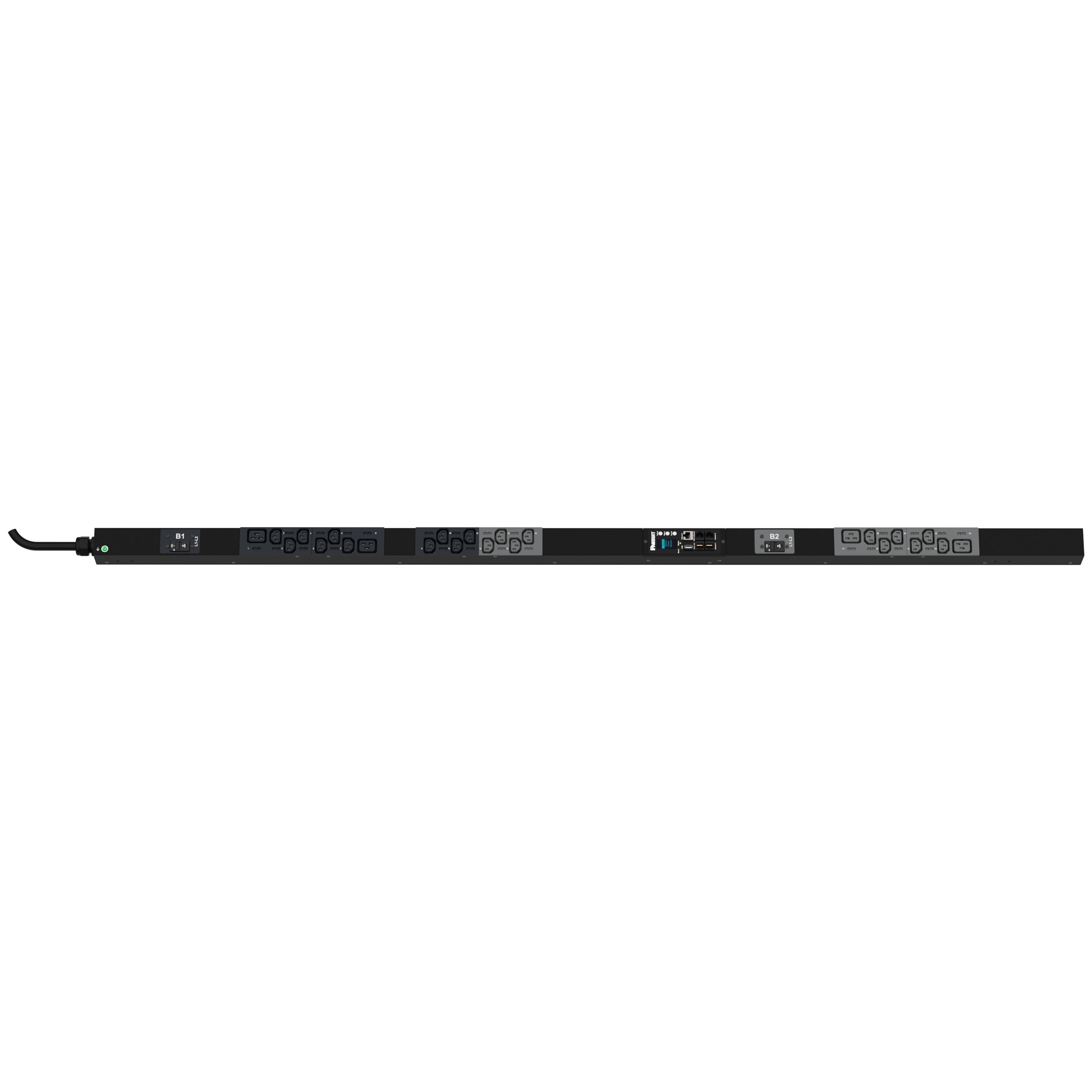 MPO Güç Dağıtım Birimi, 30 Amper, 230 Volt, (20) C13, (4) C19, L6-30P