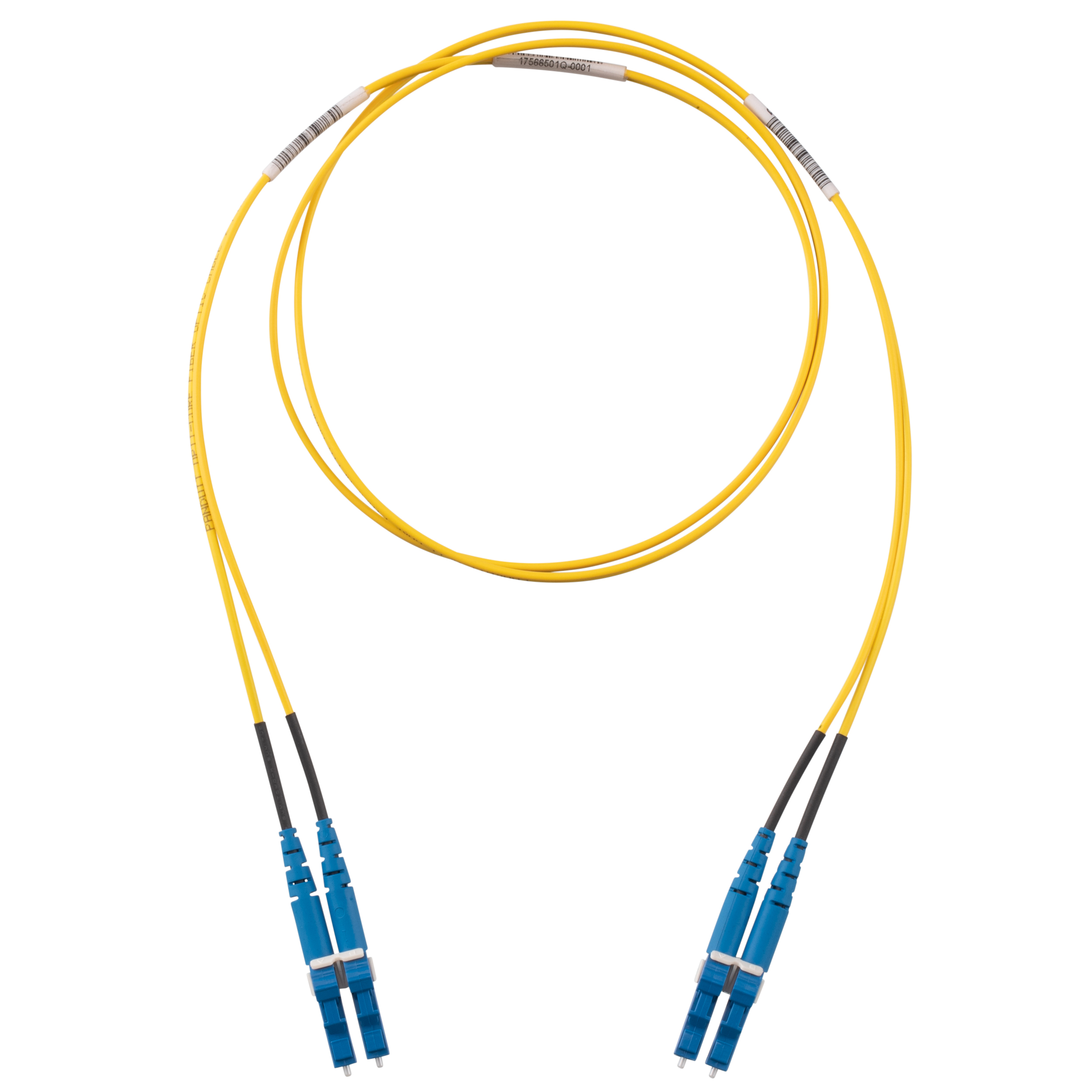 Opti-Core® 2 Fiber Optik Bağlantı Kablosu, OS1/OS2, LC Çift Taraflı, Yükseltilmiş Yer Döşemesi