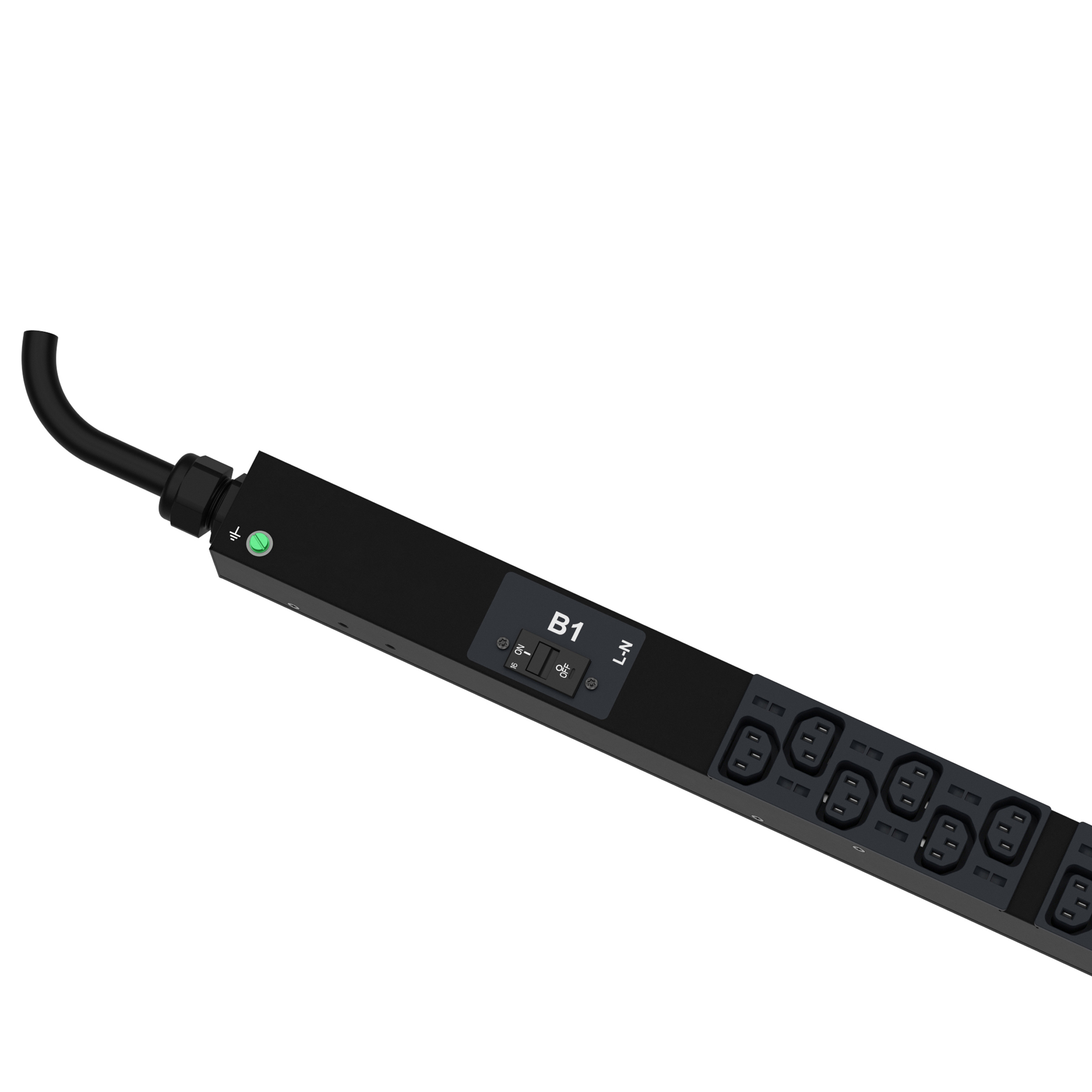 MI PDU, 32 Amper, 230 Volt, (20)C13, (4)C19, (IP44)