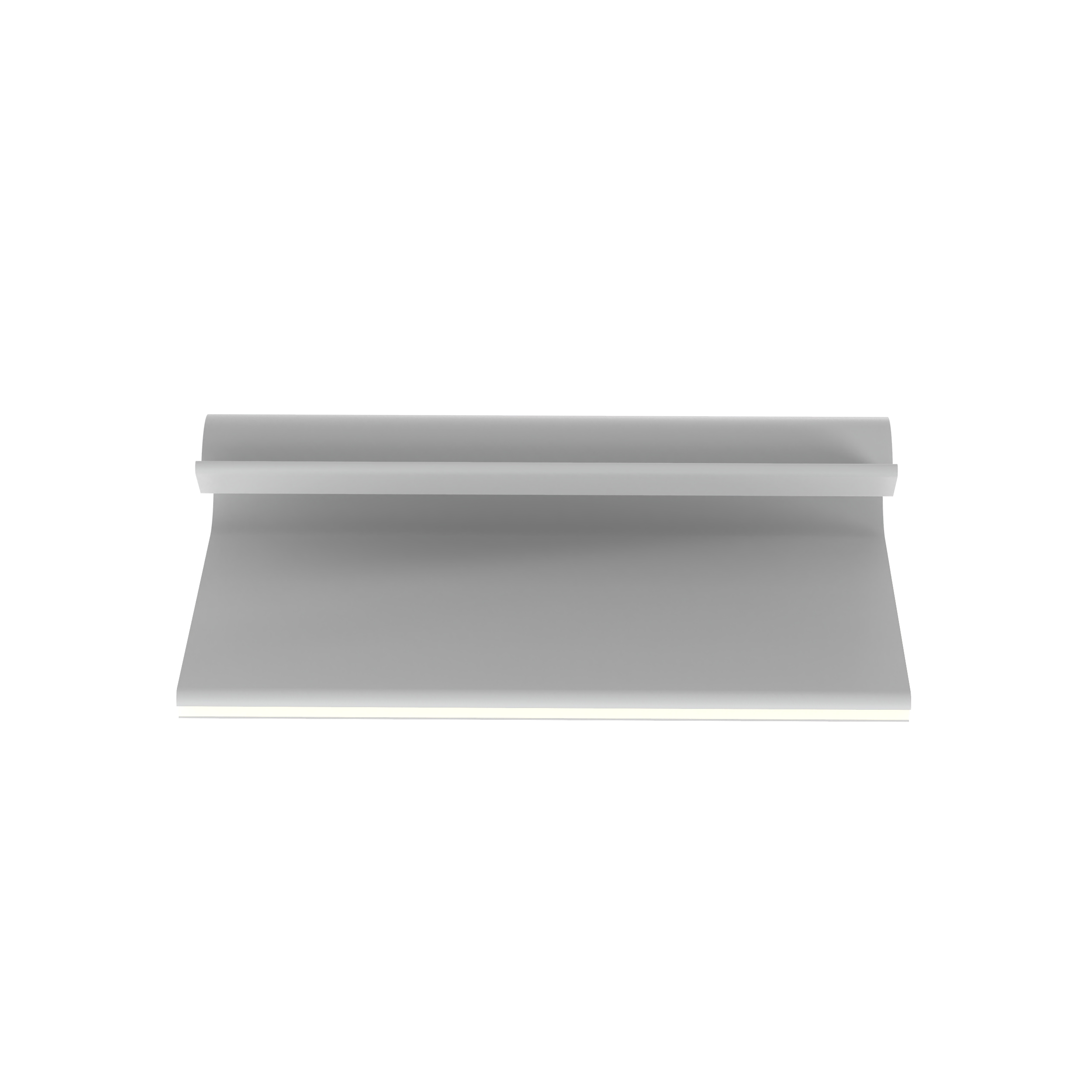 Kablo Klipsi, Açık Gri, PVC, Kauçuk Yapışkanlı, 38.1x24.6mm, 100'lü Paket