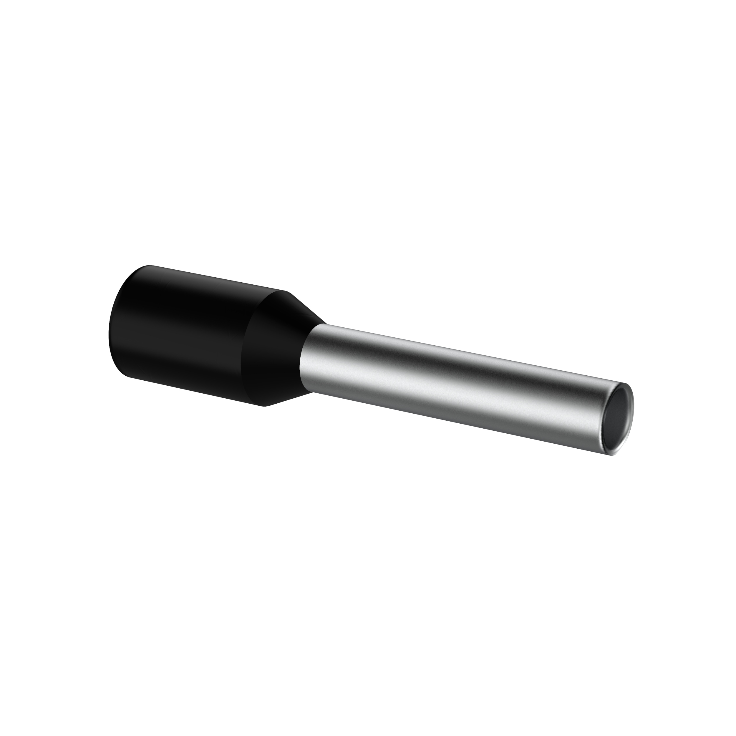 Tek tel sıyırıcı, Siyah, 1.5mm² Tel, 10mm Pin Uzunluğu, 500'lü Paket