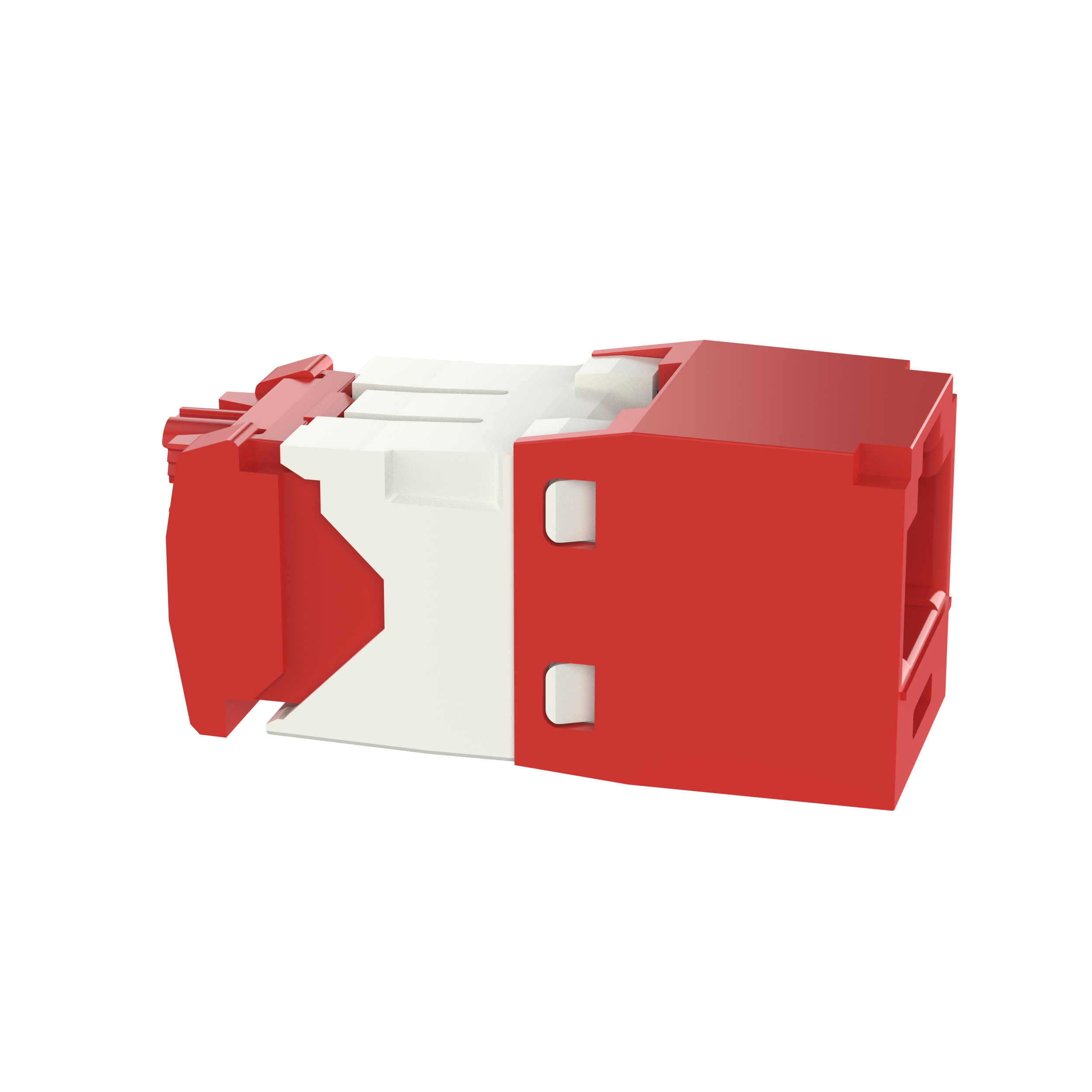 Mini-Com® UTP RJ45 Cat 5e TG Jack Module Corrosion Resistant, Red