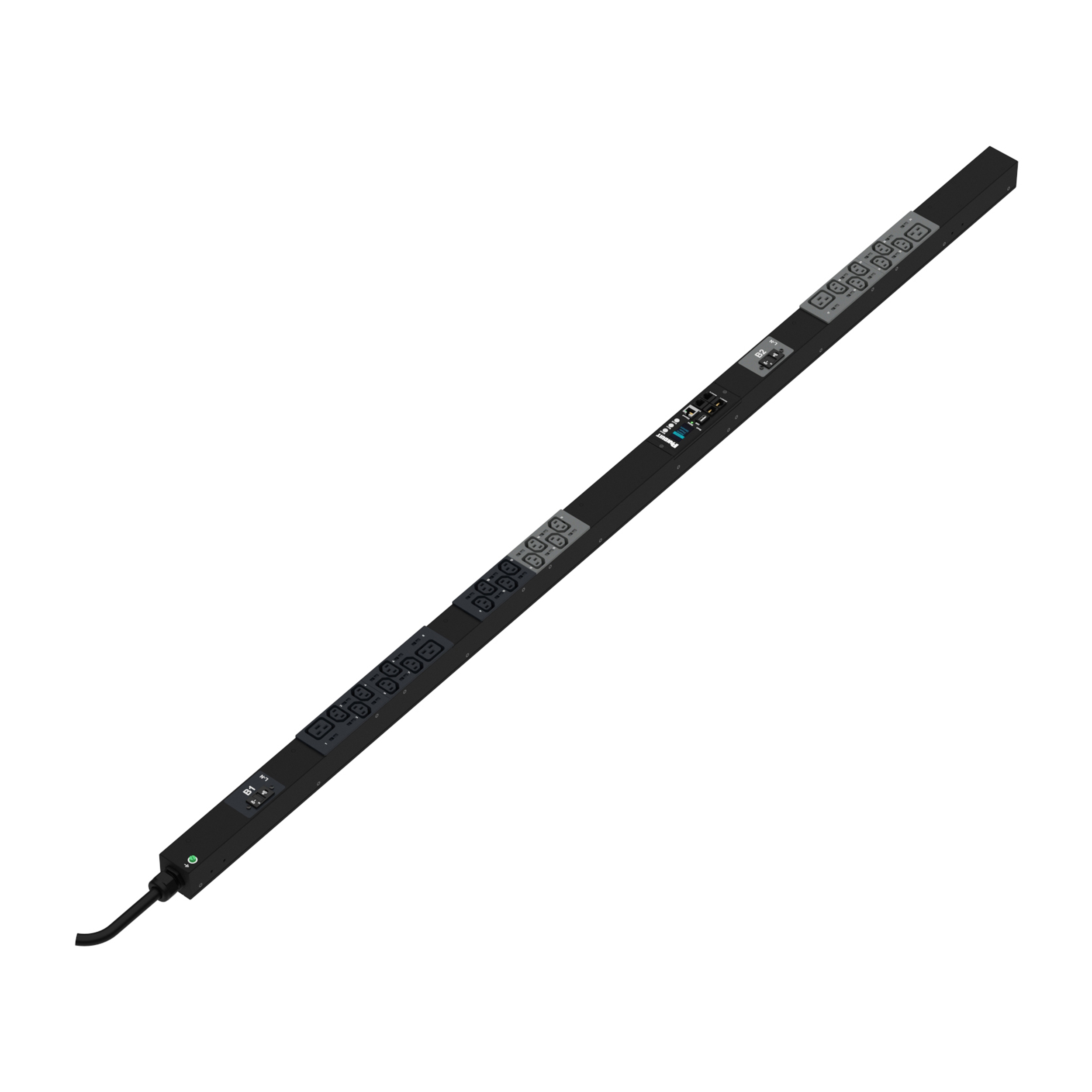 MPO Güç Dağıtım Birimi, 32AMP, 230V, (20)C13, (4)C19, IEC 60309 2P+E 6h 32A (IP44)
