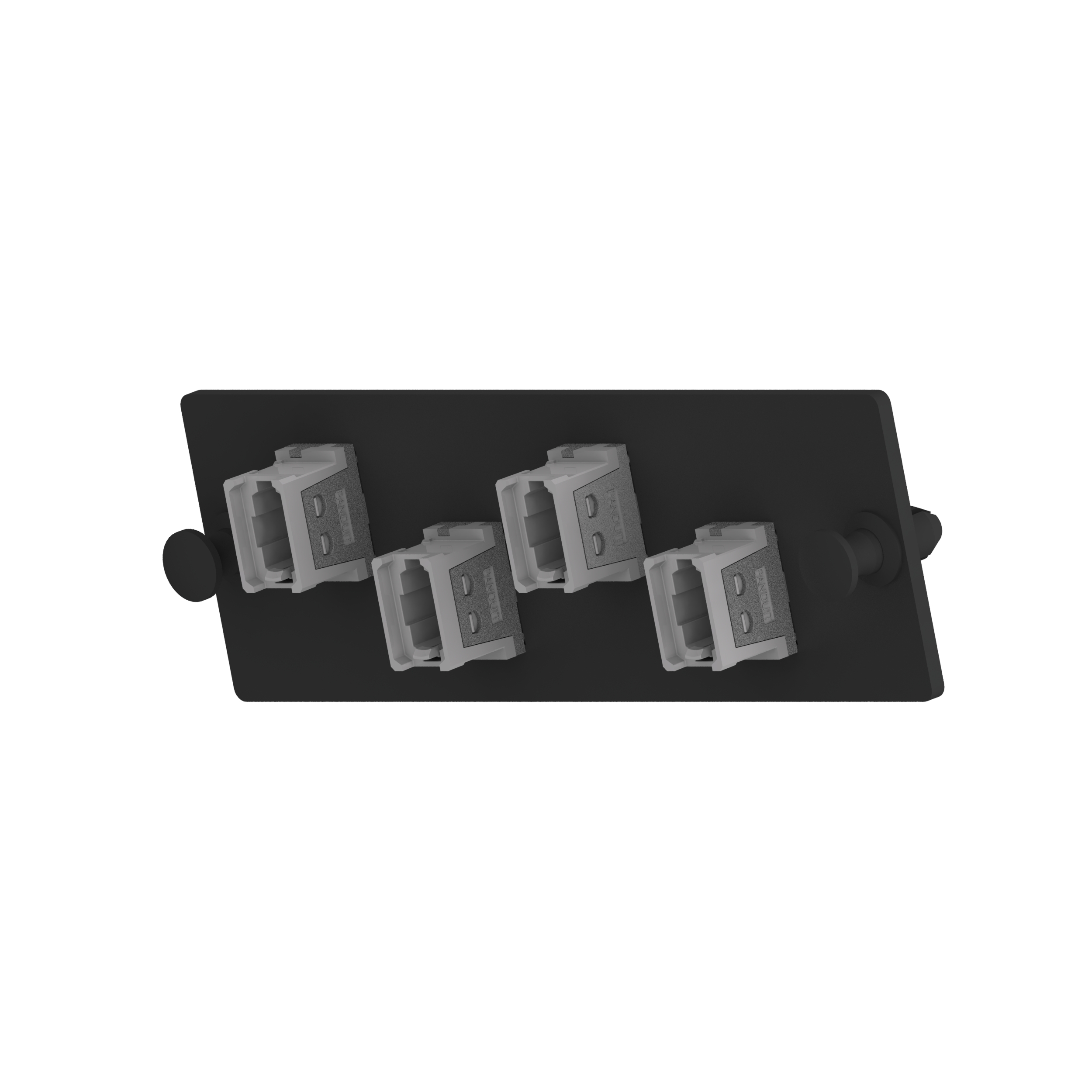 Opticom® FAP, 4 Açılır Anahtar/Açılır Anahtar MPO'lar, Tip B, Antrasit Gri, Yatay
